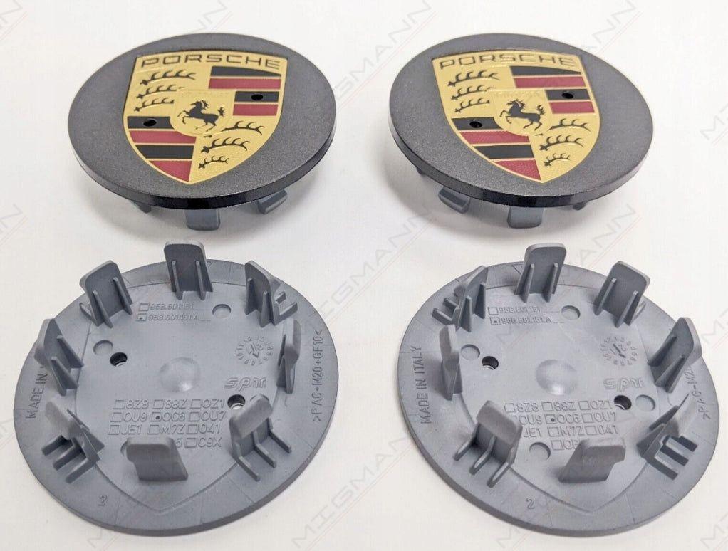 Porsche 76mm center cap in gray – part 7P5601149