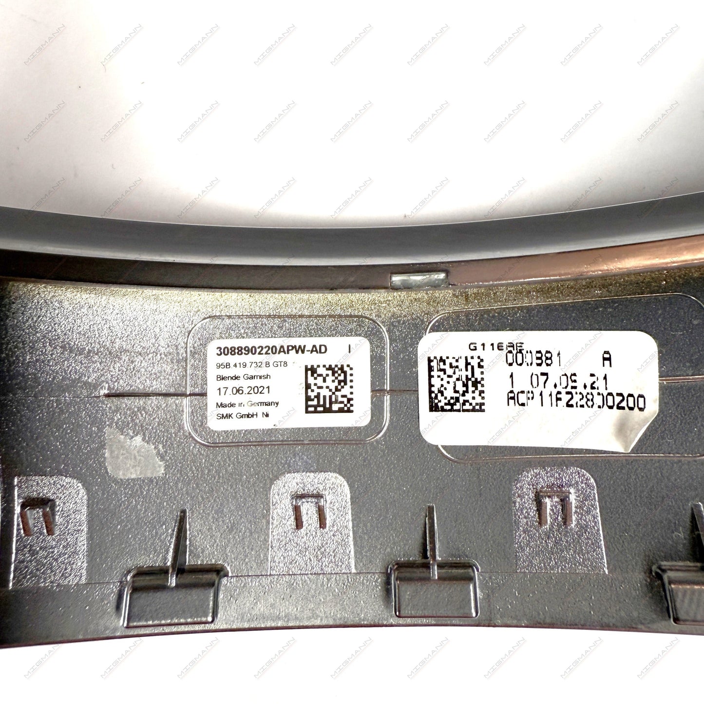 Porsche Steering Wheel Silver Trim