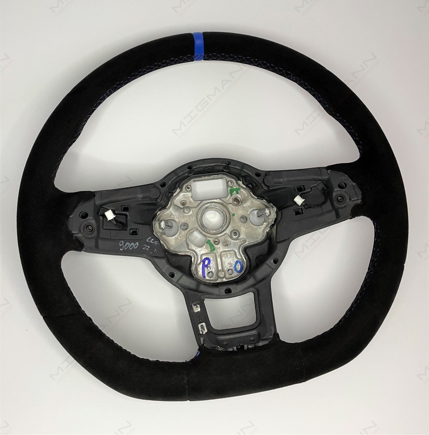 Volkswagen Black Alcantara Steering Wheel