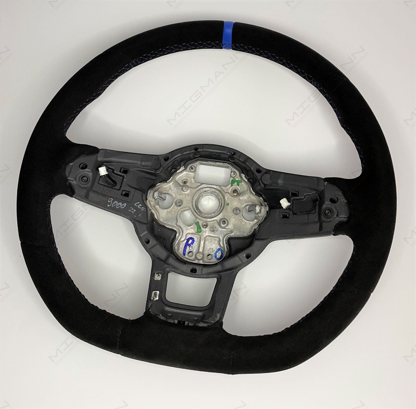 Volkswagen Black Alcantara Steering Wheel