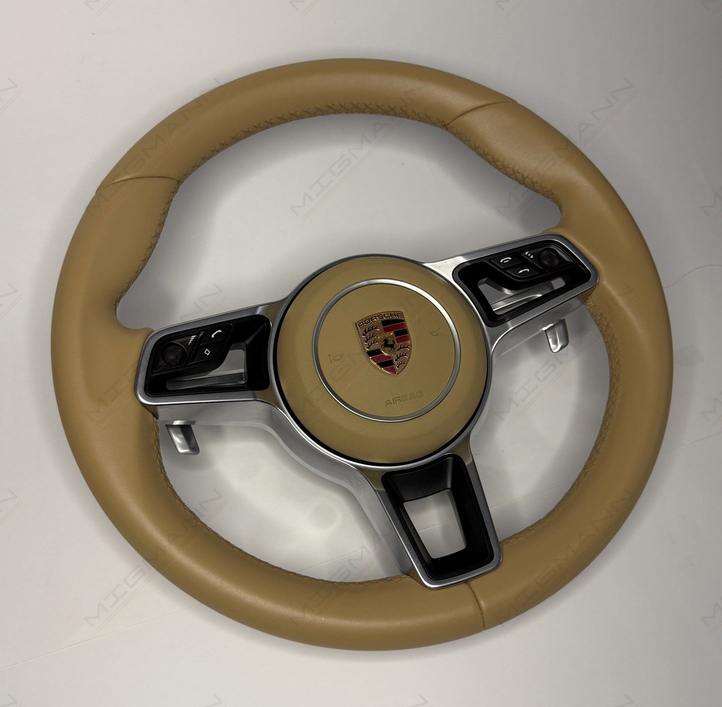 Porsche Steering wheel (Beige)