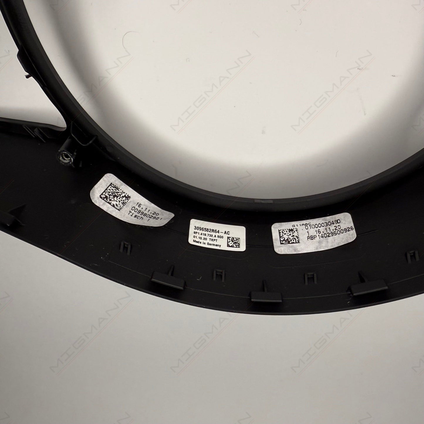 Porsche GT-Style Steering Wheel Black Trim