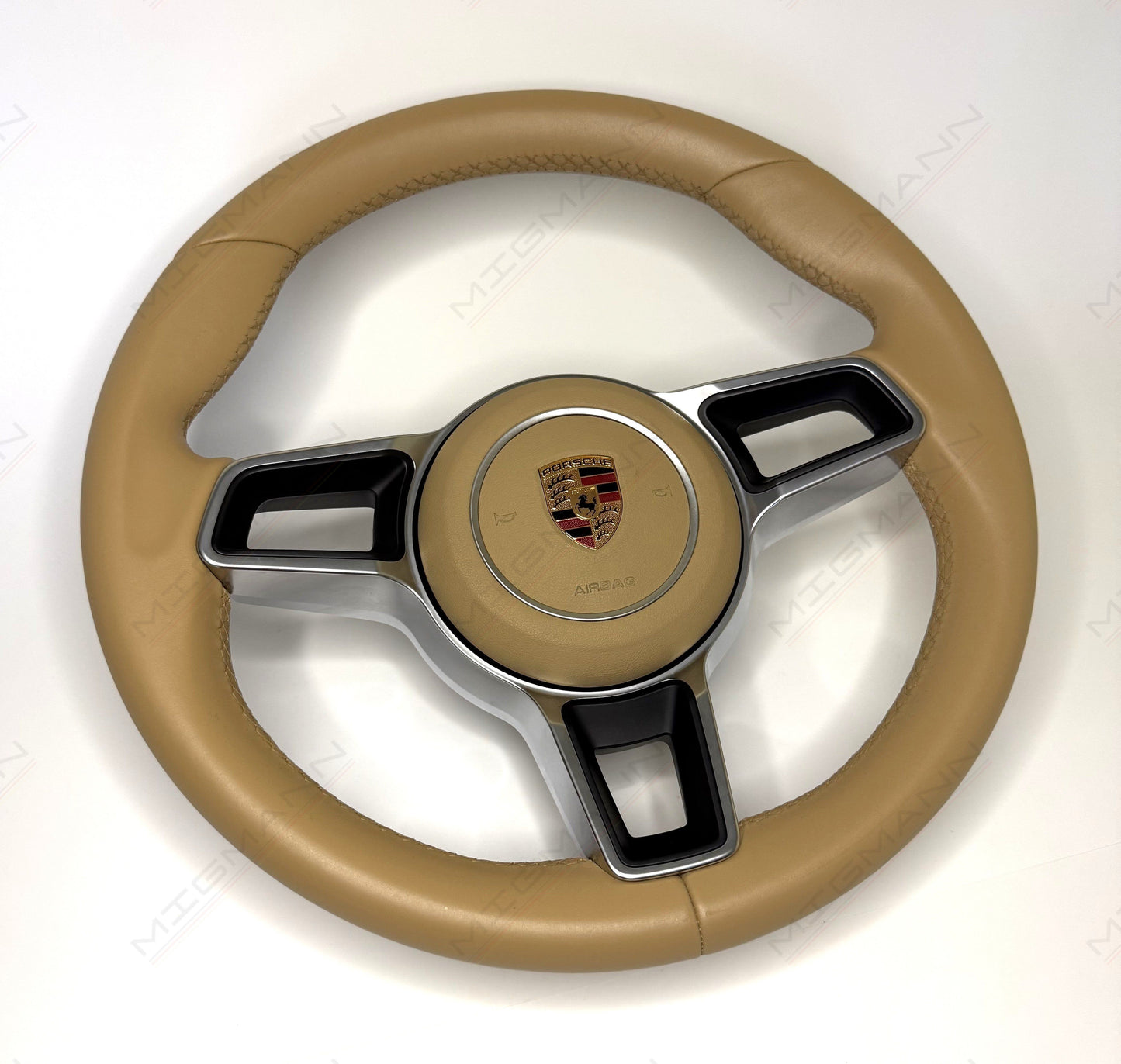 375mm OEM Porsche wheel in Luxor Beige – fits 997 and 987 manual models