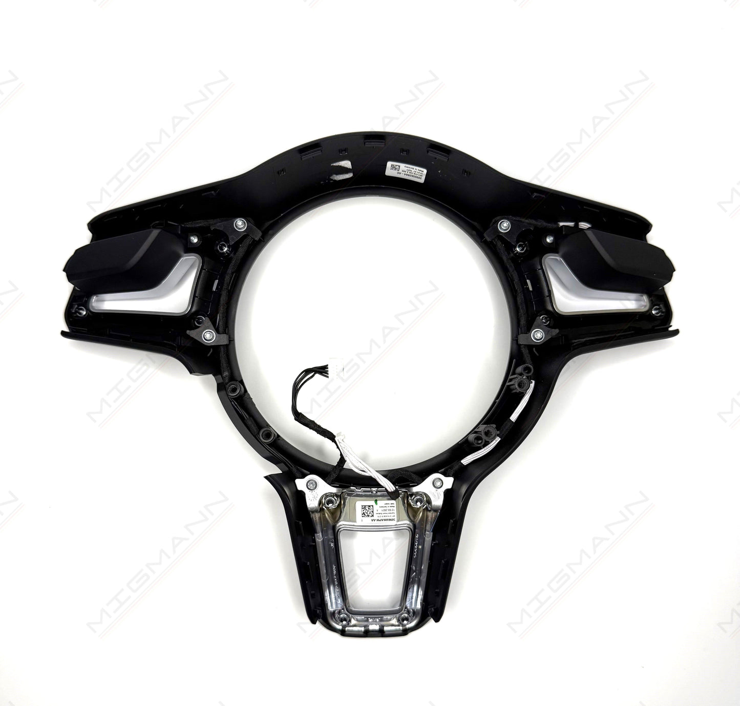 Porsche GT Style Steering Wheel Black Trim + Buttons