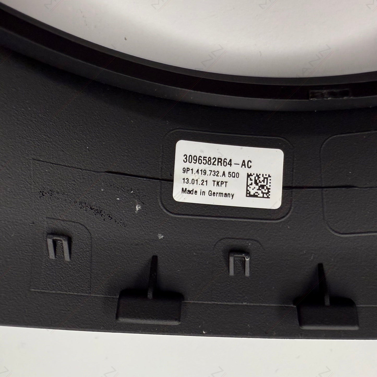 Porsche GT Style Steering Wheel Black Trim + Buttons