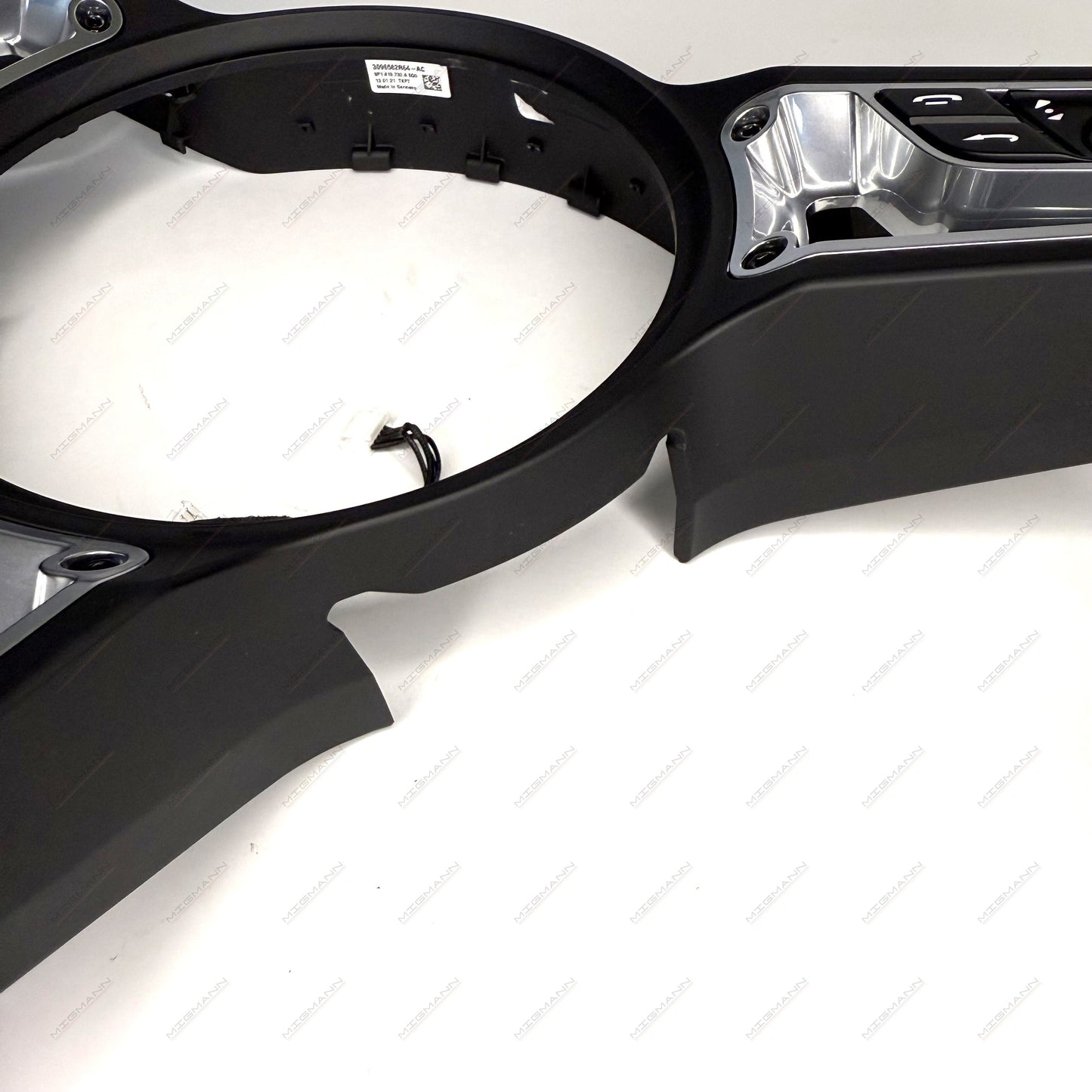 Porsche GT Style Steering Wheel Black Trim + Buttons