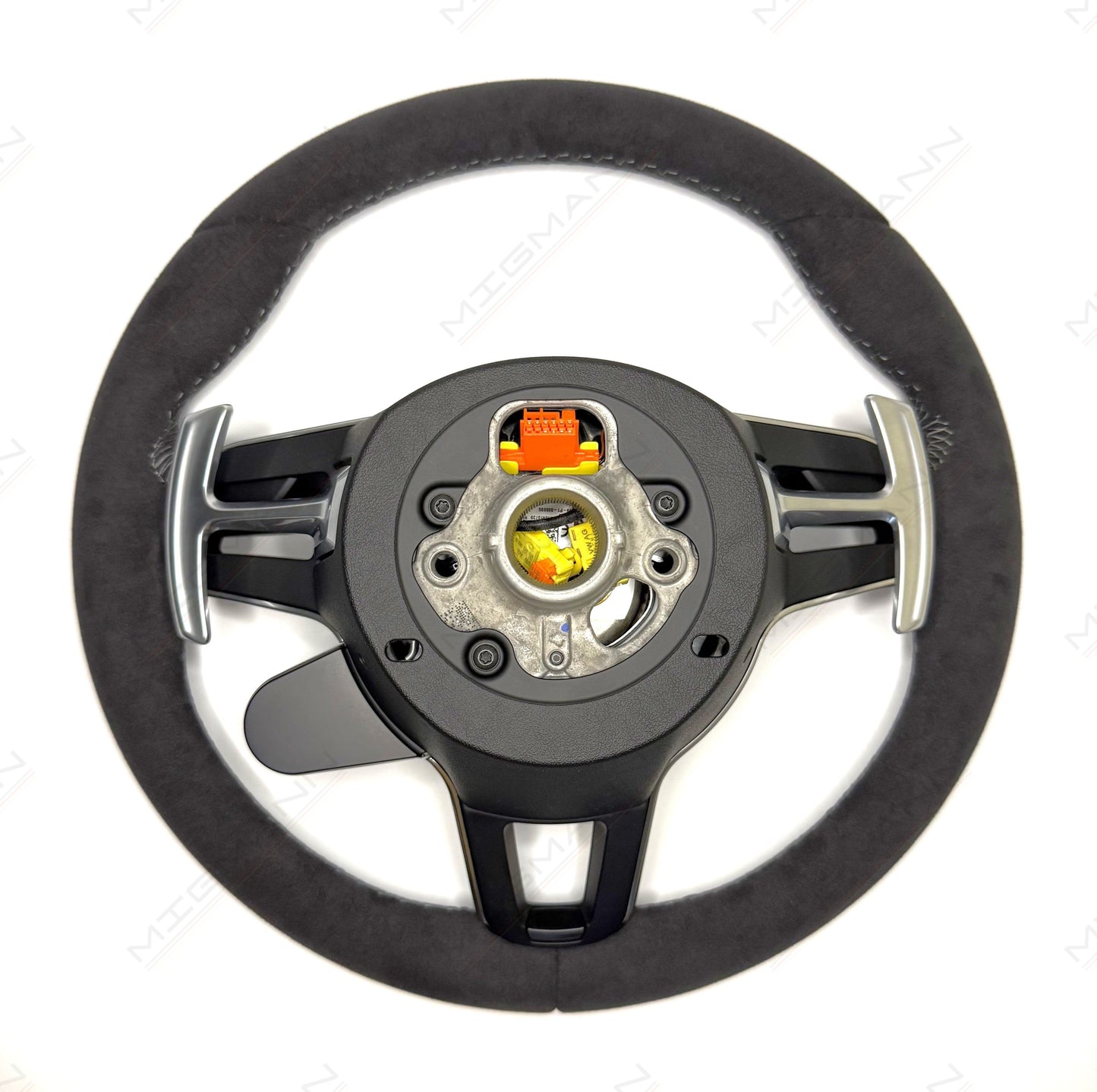 Porsche Alcantara Steering Wheel + Chrono Sport Controller