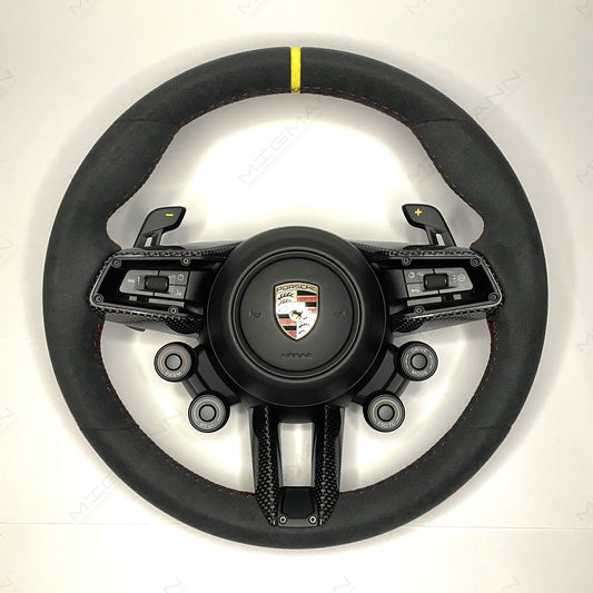 Porsche GT3 RS OEM Steering Wheel with Alcantara and Paddle Shifters