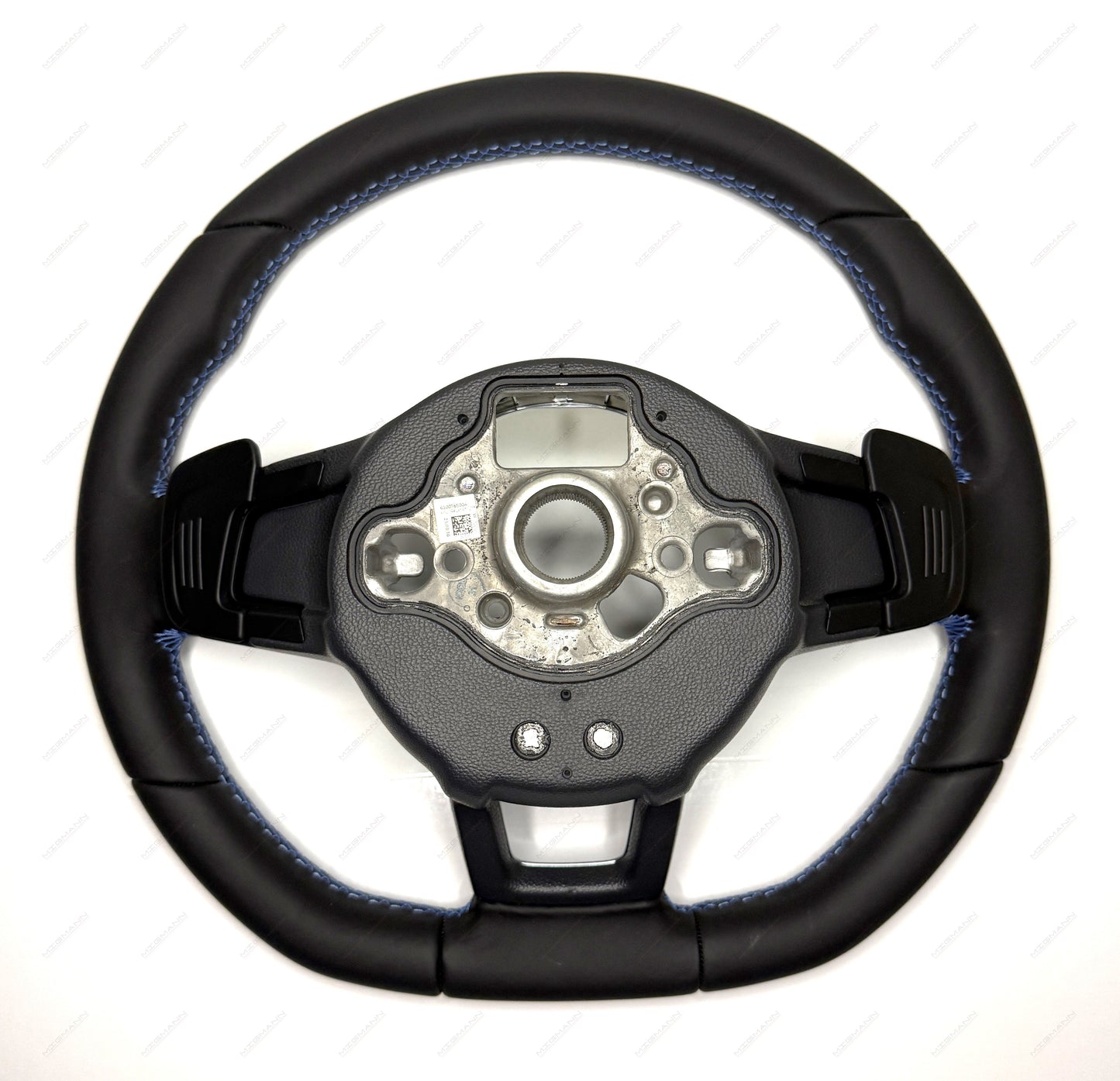 Back side of Volkswagen GTE steering wheel without airbag mount
