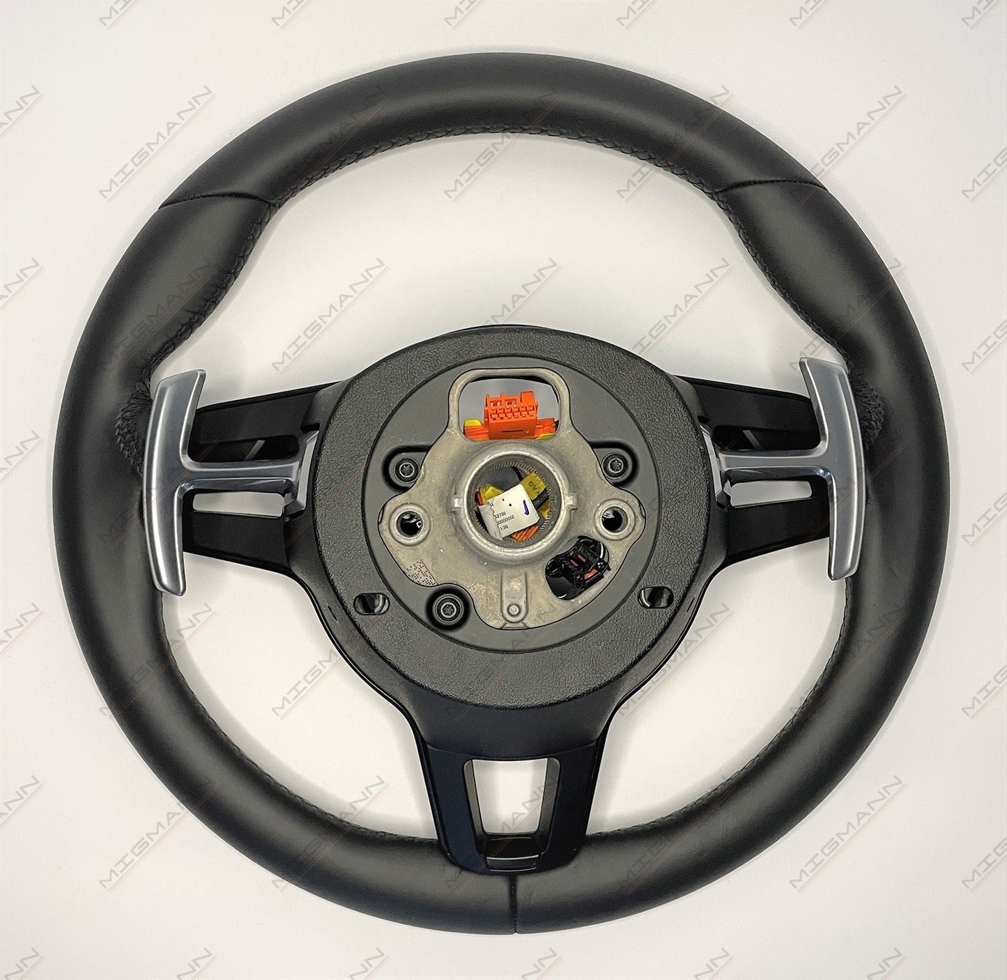 Porsche Steering Wheel with Black Trim