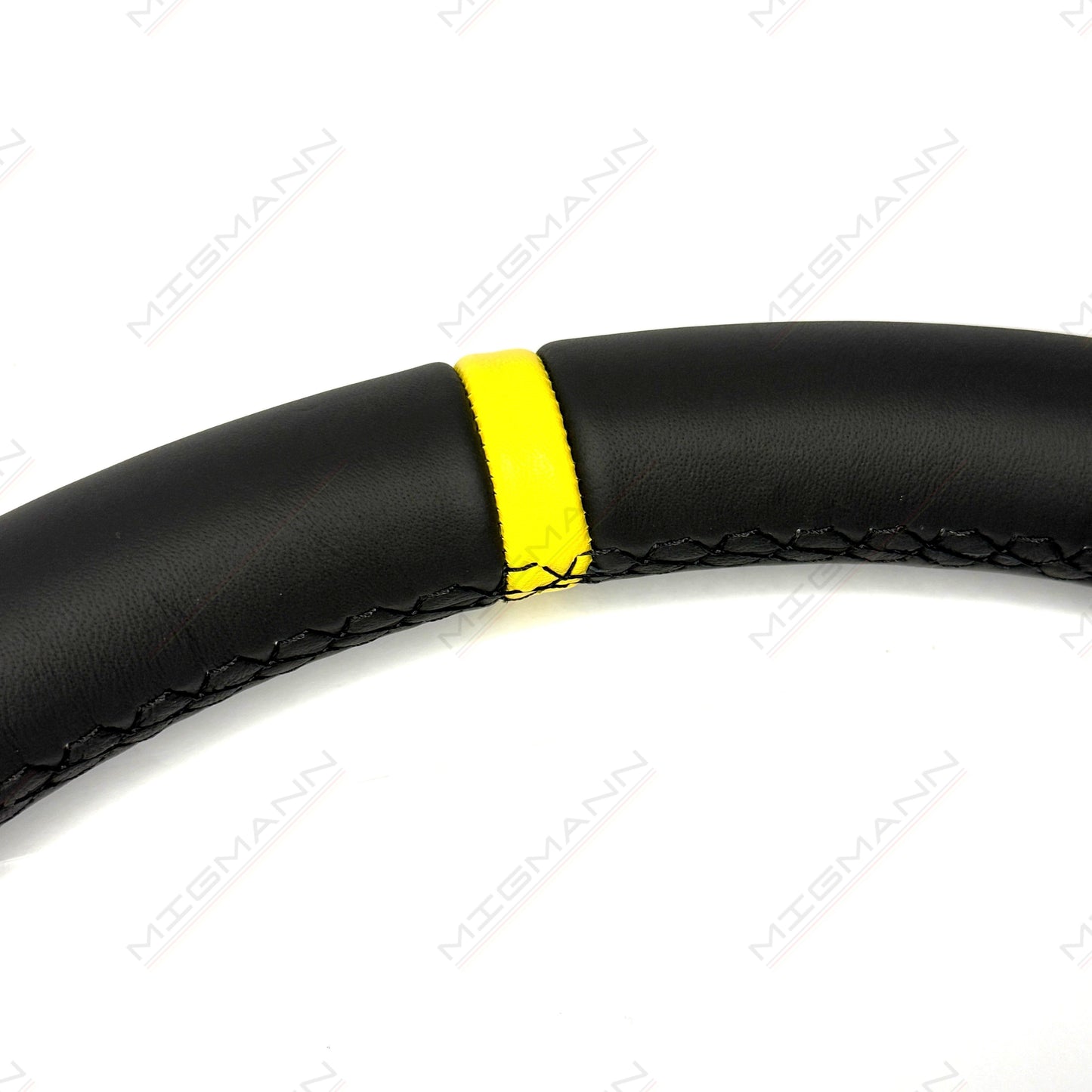 Porsche Steering Wheel With Yellow Marker