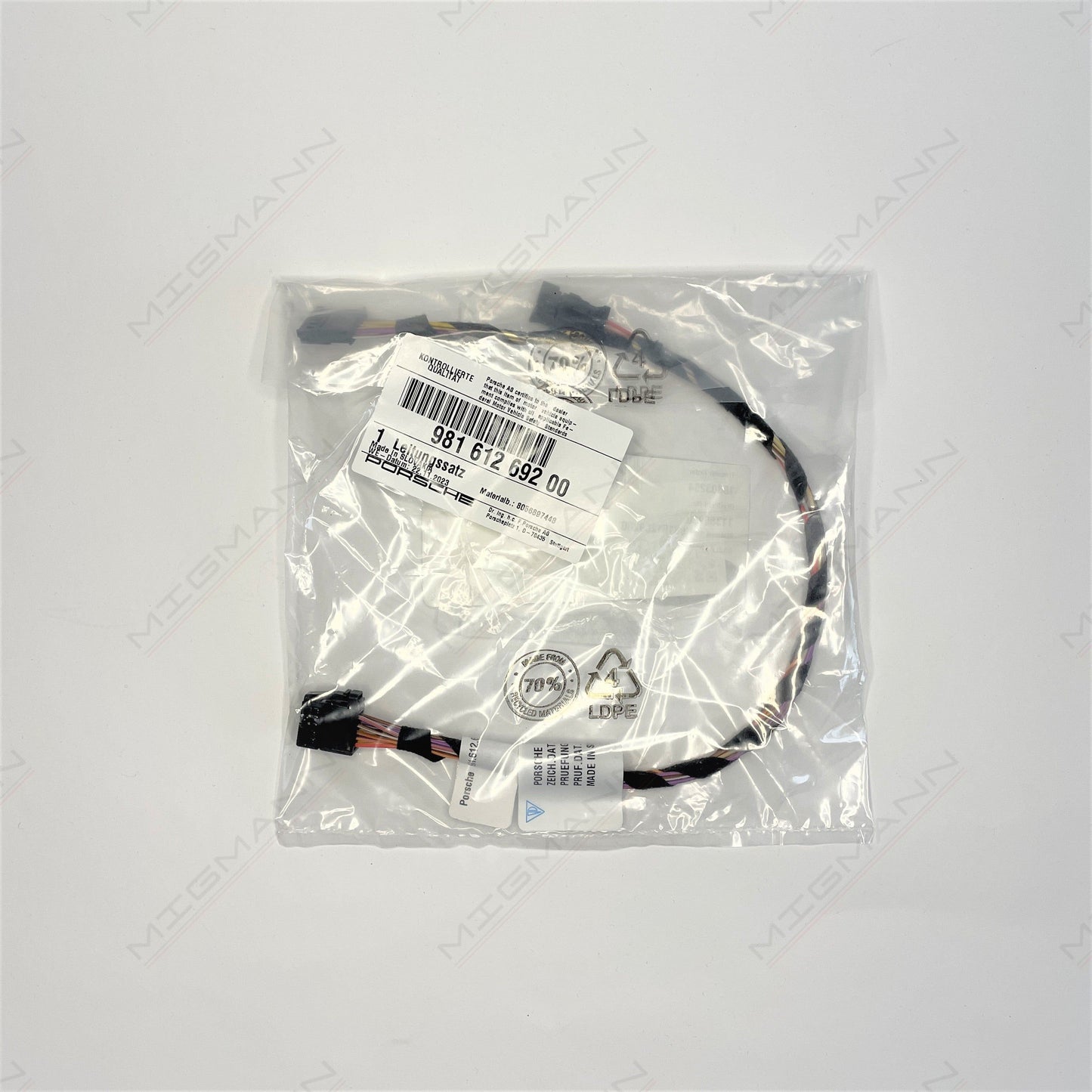 Porsche 991 Sport Chrono Clock + Wiring Harness