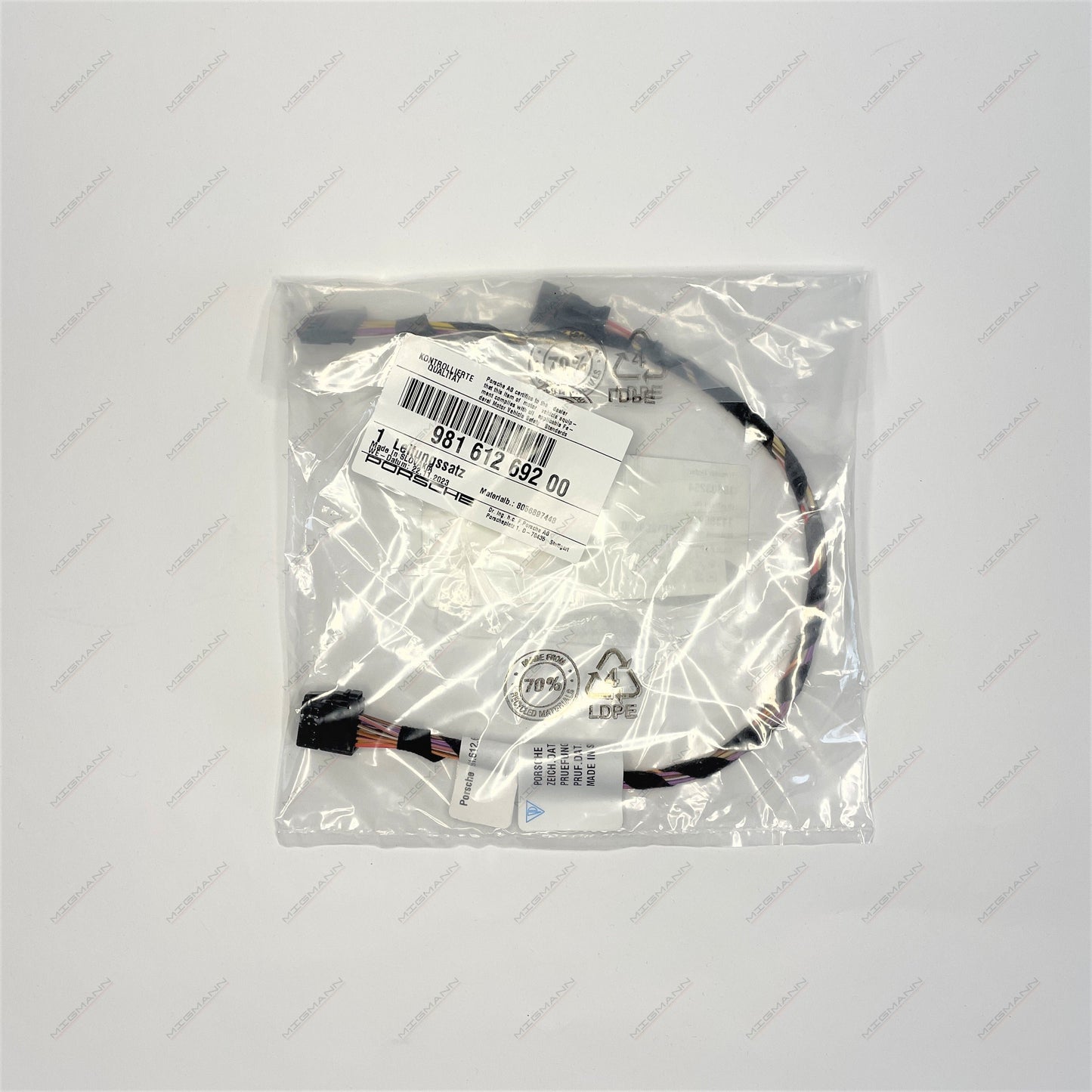 Porsche 991 Sport Chrono Clock + Wiring Harness