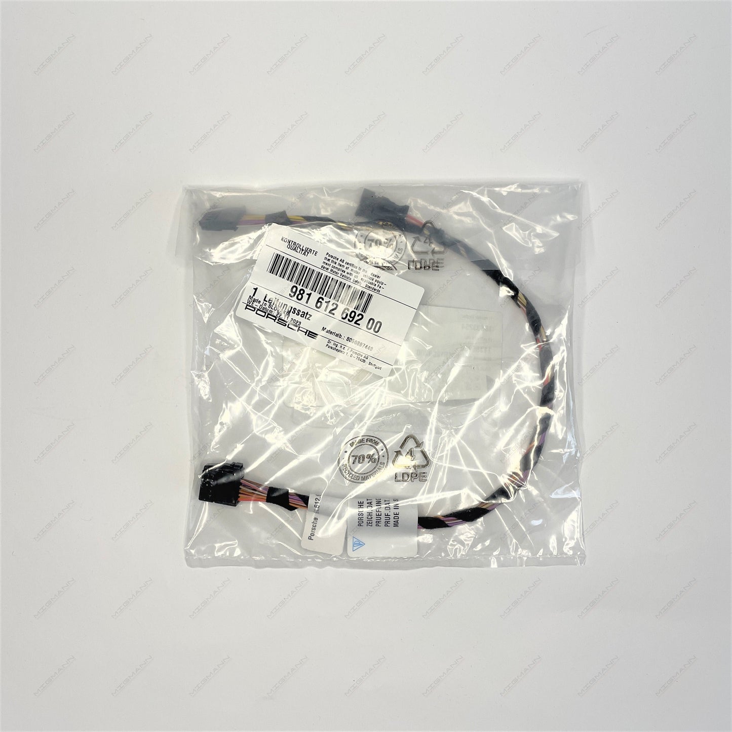 Porsche 991 Sport Chrono Clock + Wiring Harness