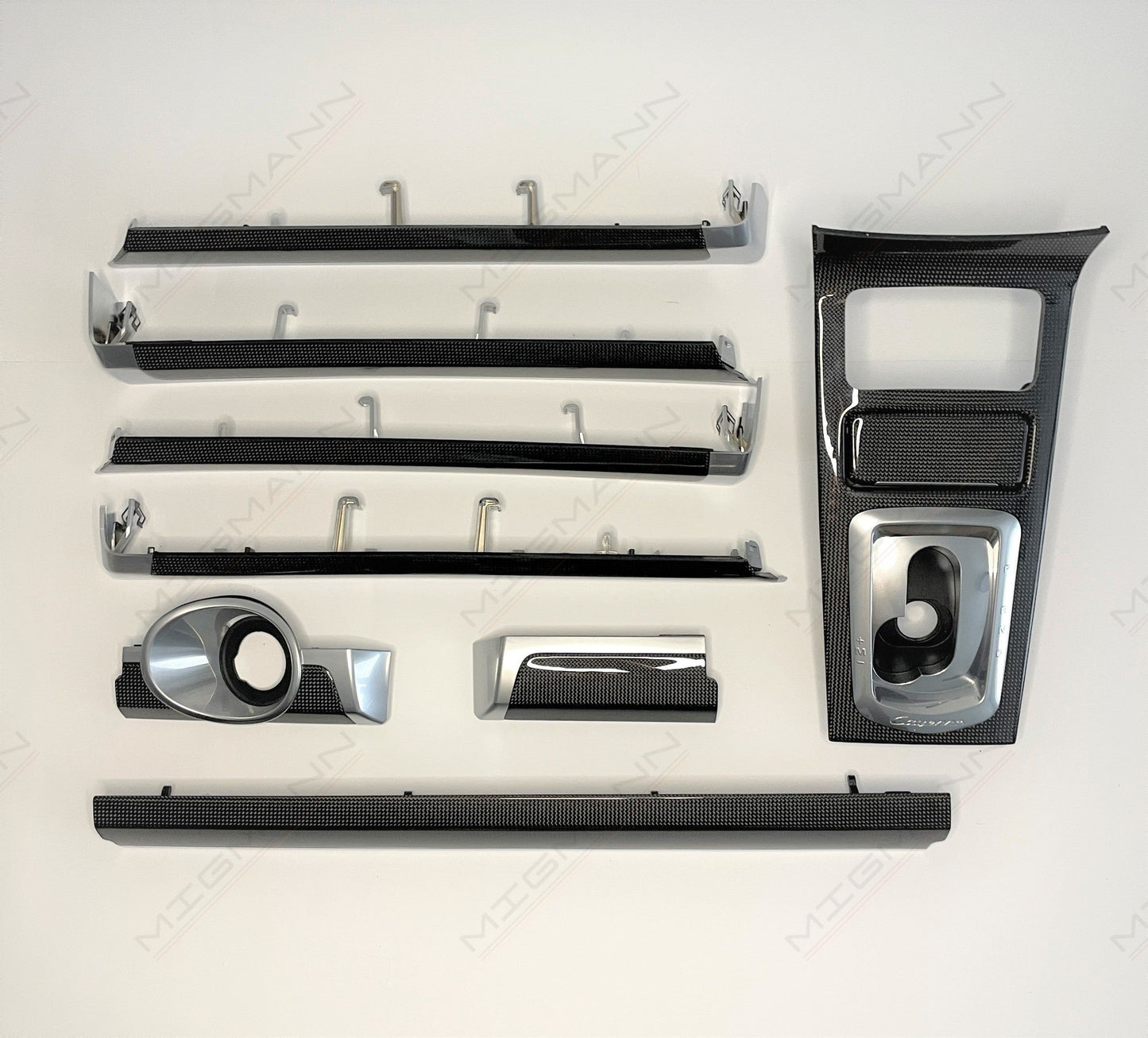 Porsche Cayenne OEM Carbon Fiber Interior Trim Set