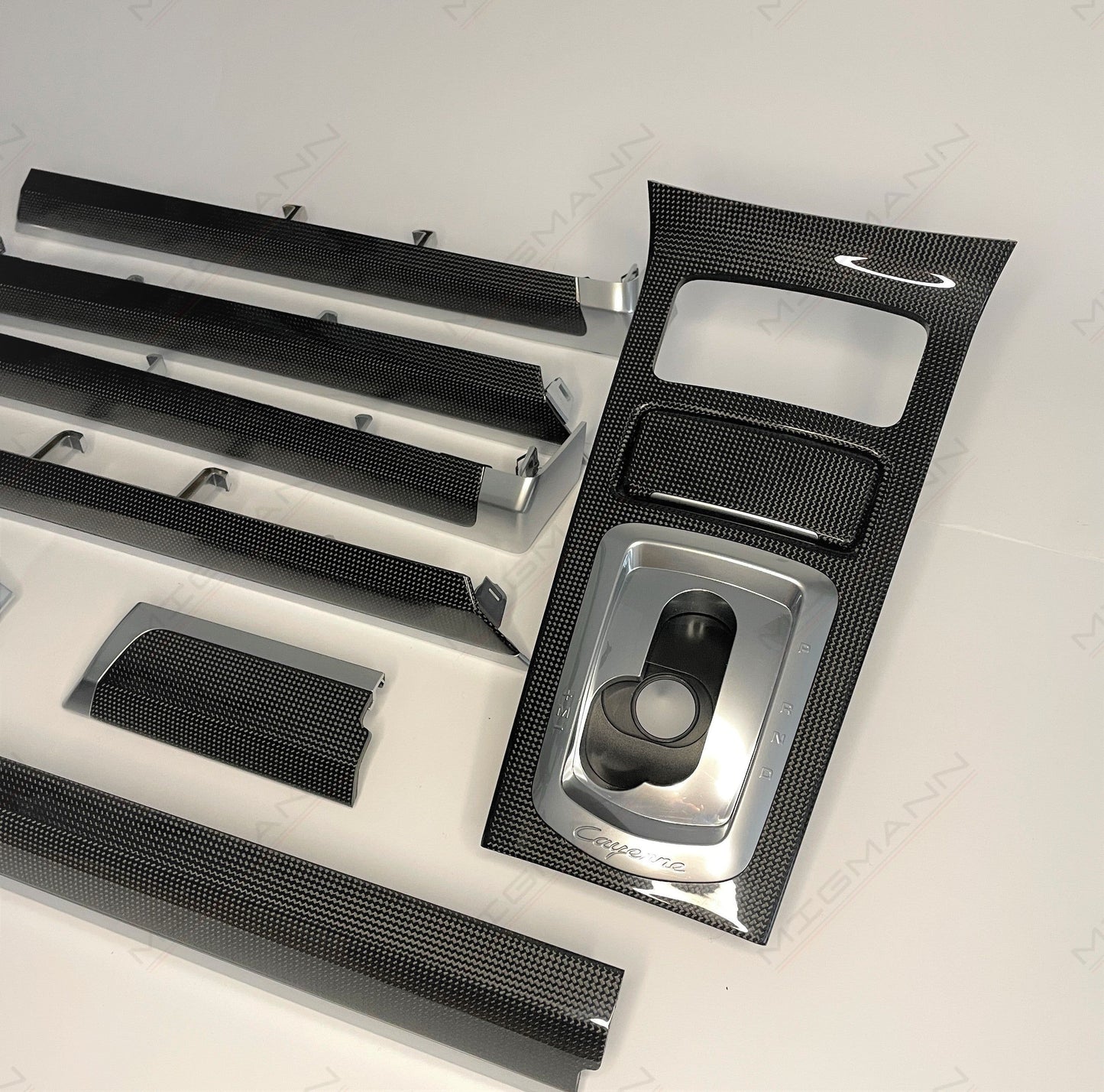 Porsche Cayenne OEM Carbon Fiber Interior Trim Set