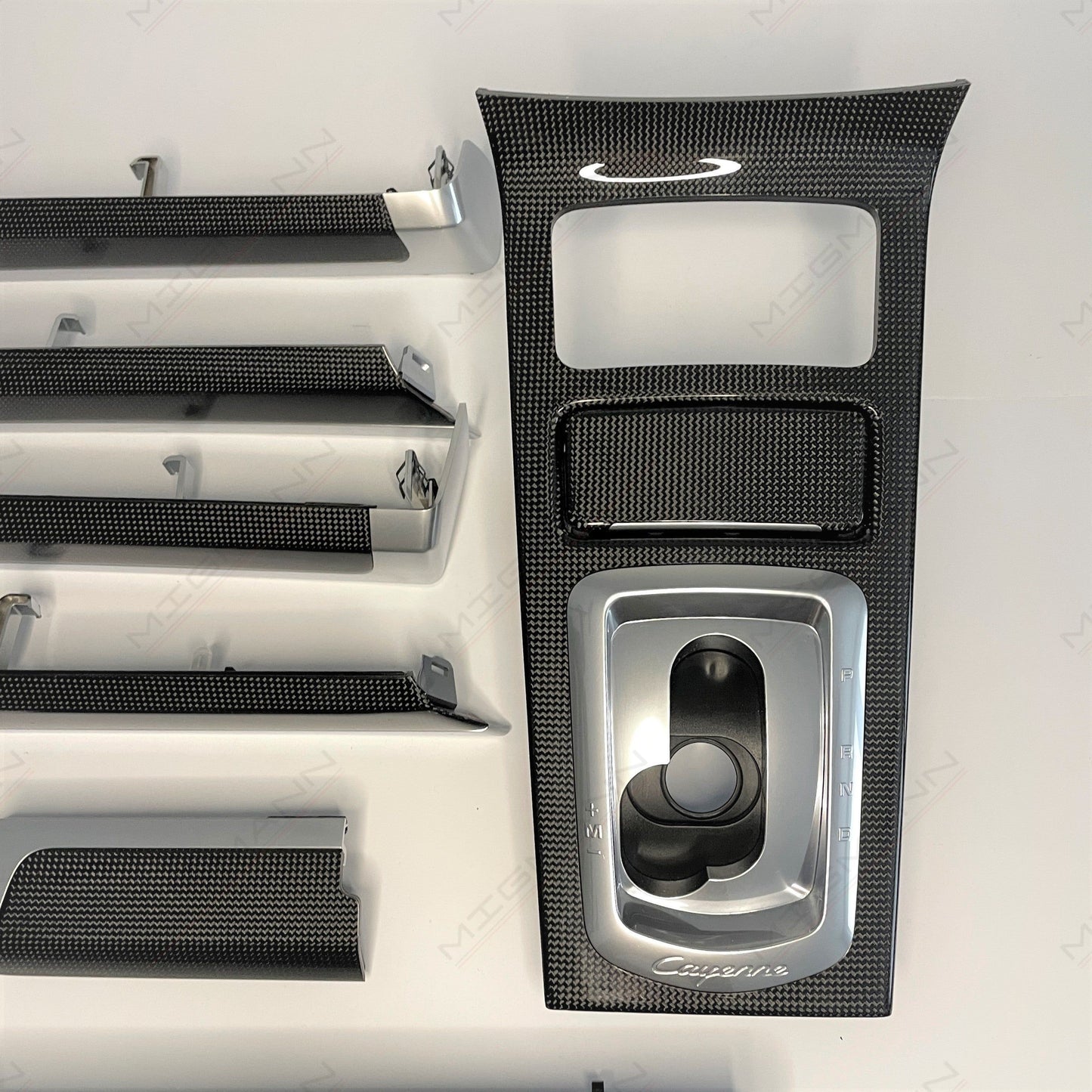 Porsche Cayenne OEM Carbon Fiber Interior Trim Set
