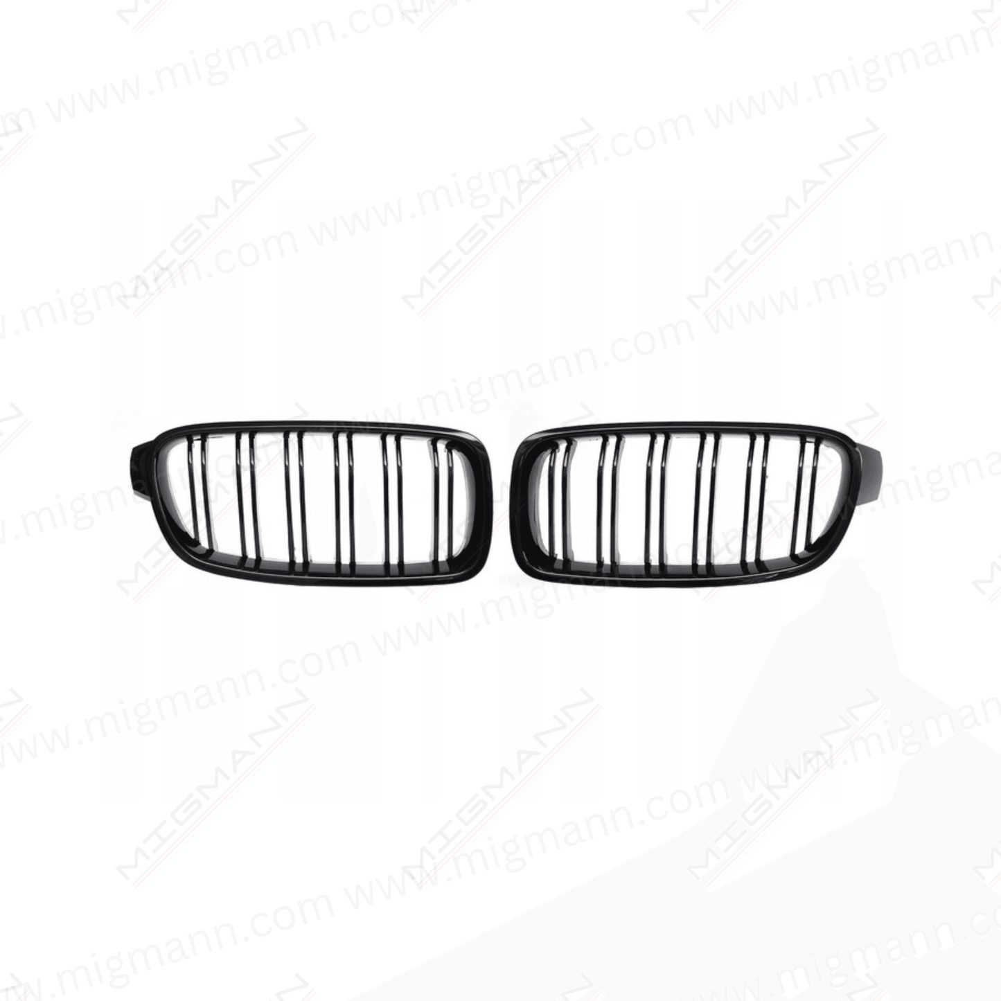BMW 3-Series Black Gloss Double Grill