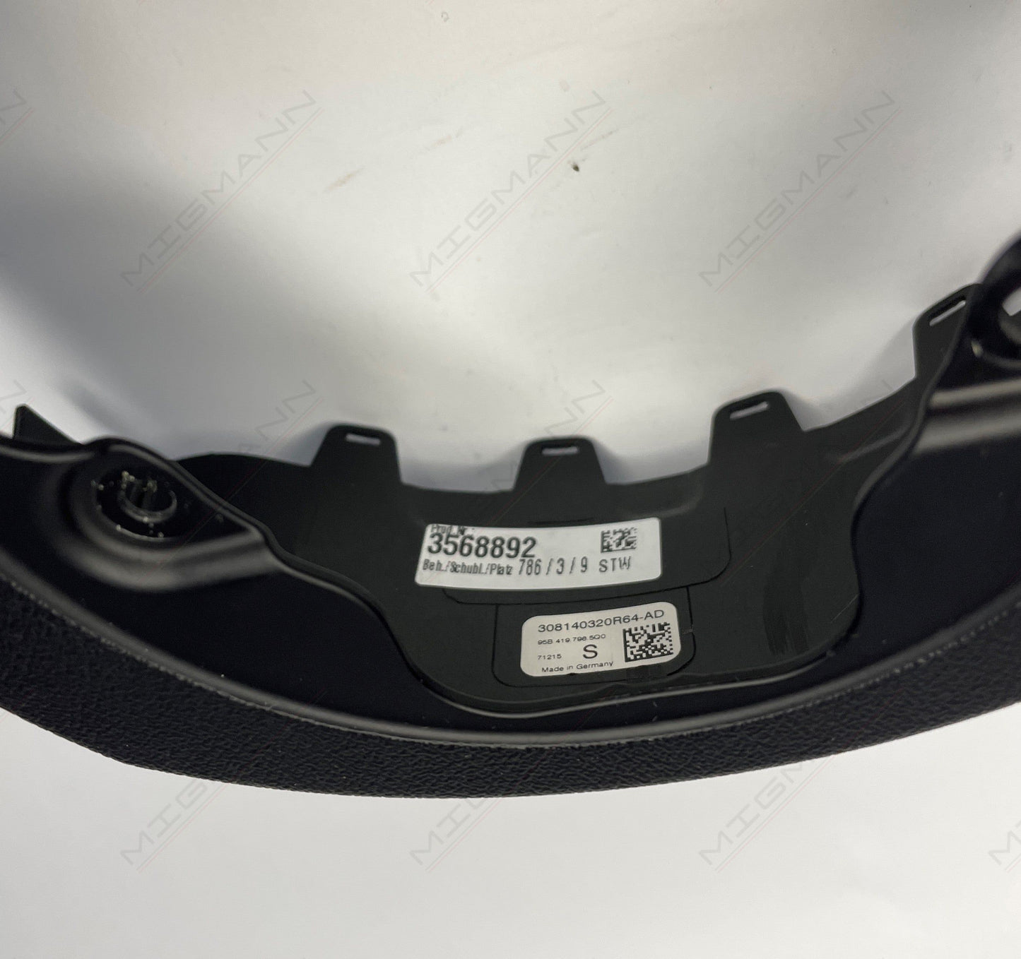 Porsche Steering Wheel Back Trim