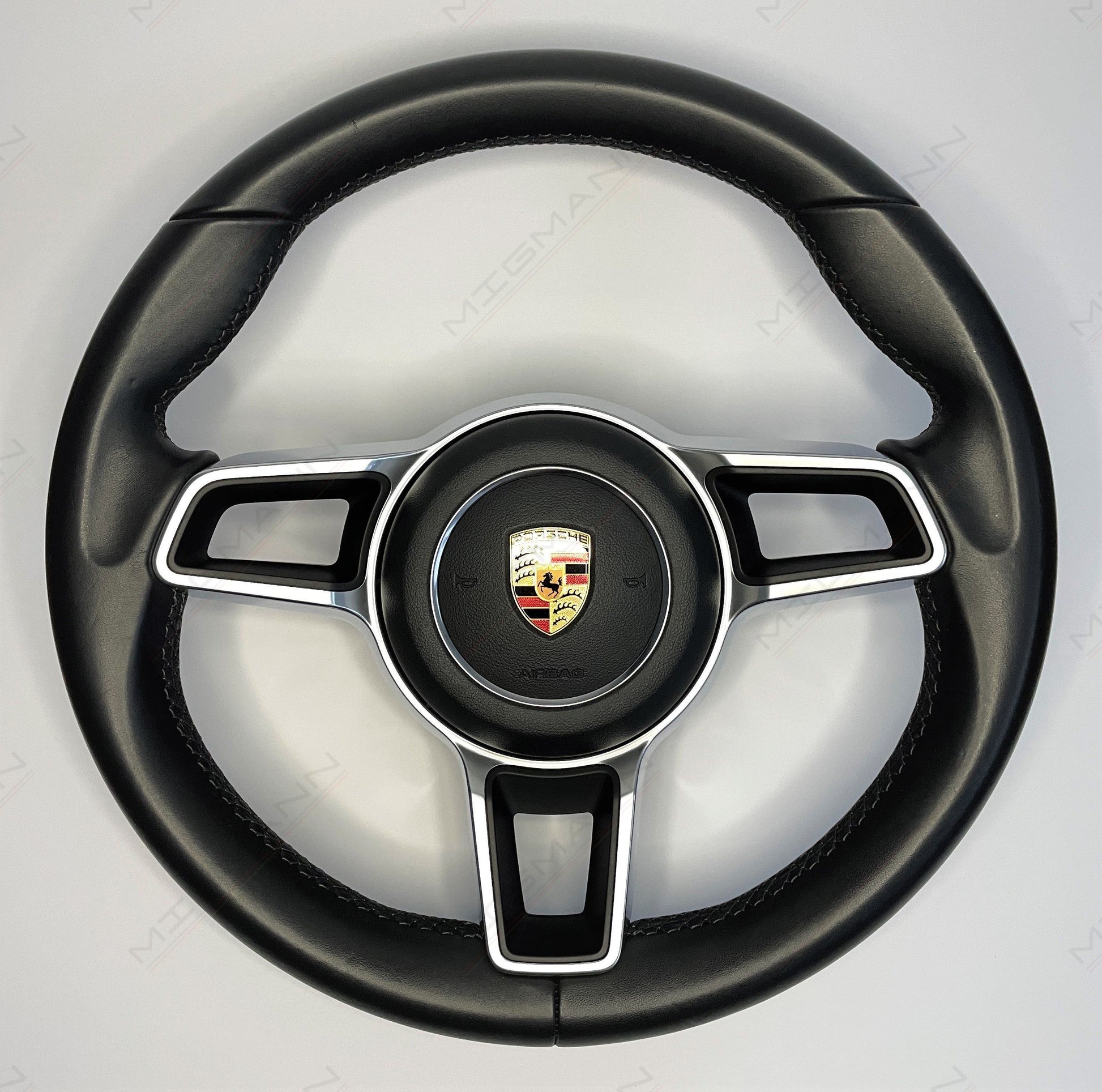 OEM Porsche 991.2 manual steering wheel with airbag