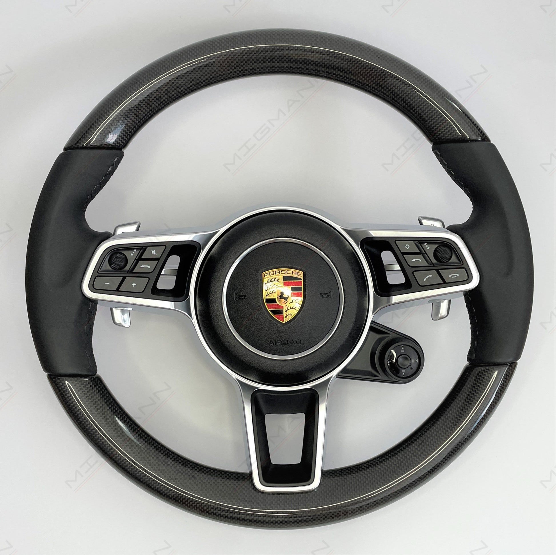 Porsche Carbon Fiber Steering Wheel