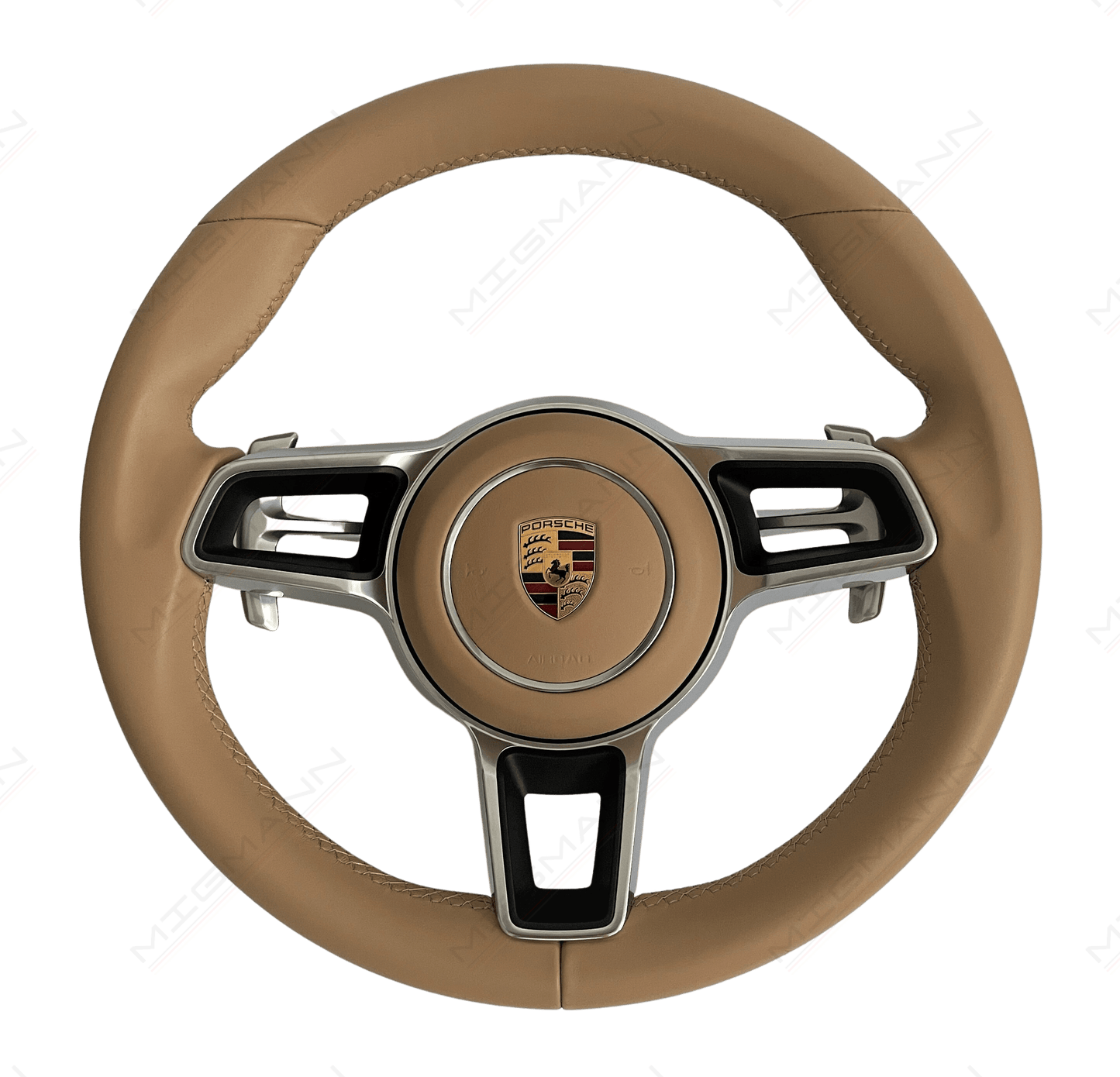 Porsche Luxor Beige Steering Wheel