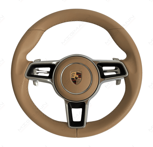 Porsche Luxor Beige Steering Wheel