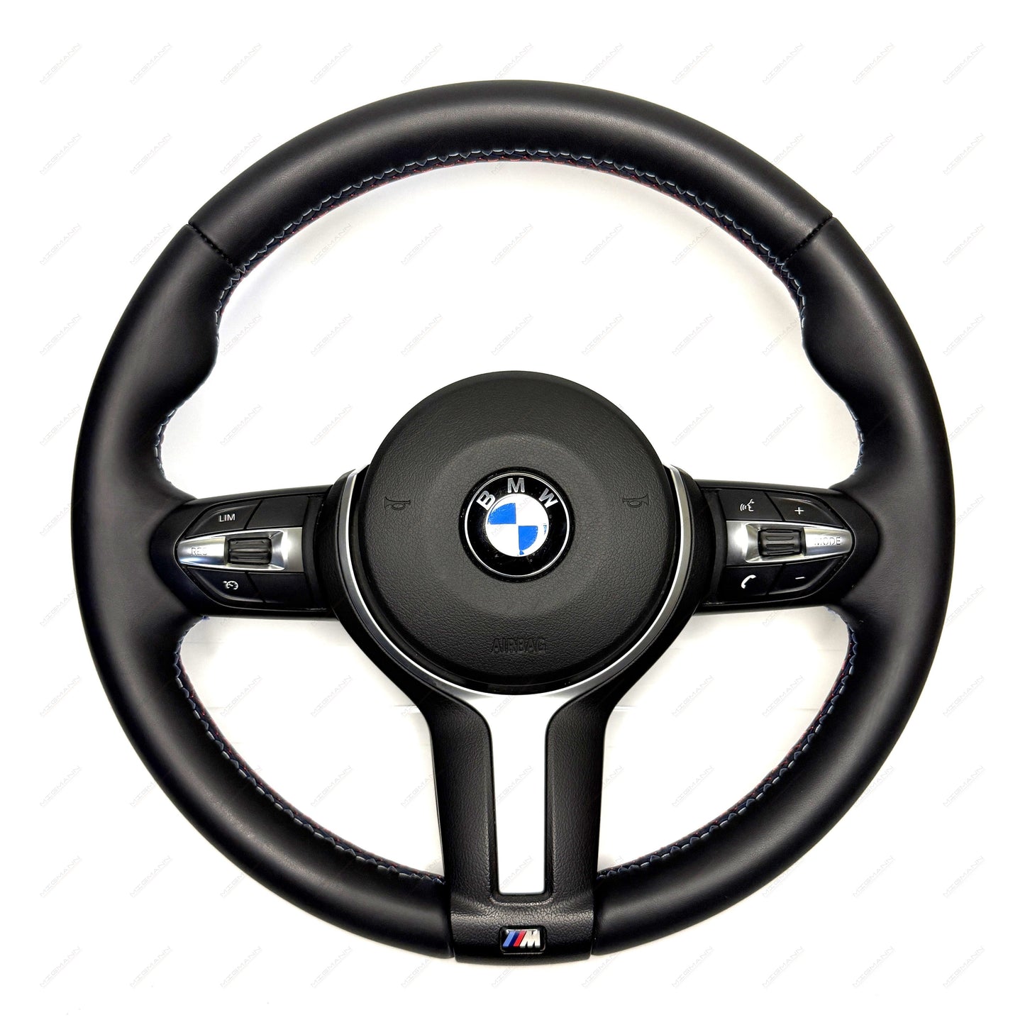 BMW F30 M Sport steering wheel with M color stitching