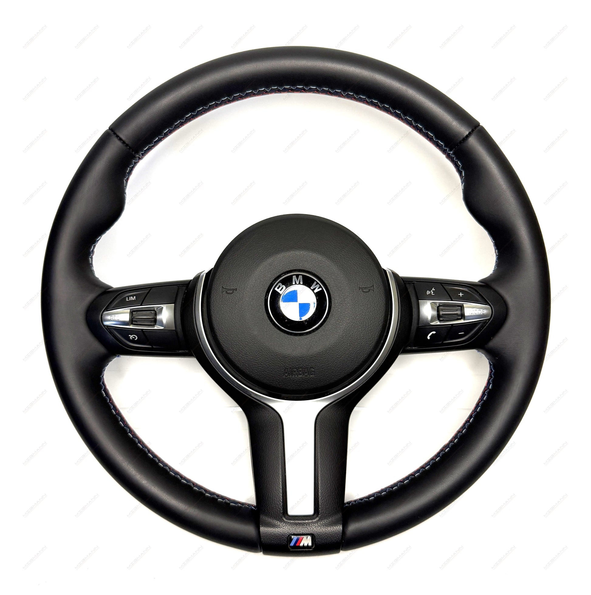 BMW F30 M Sport steering wheel with M color stitching