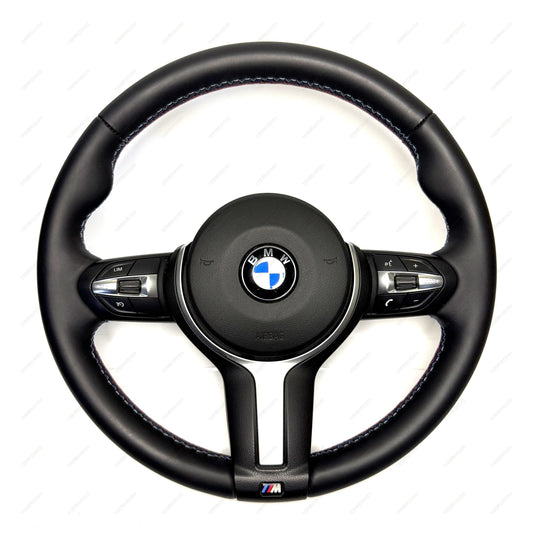BMW F30 M Sport steering wheel with M color stitching