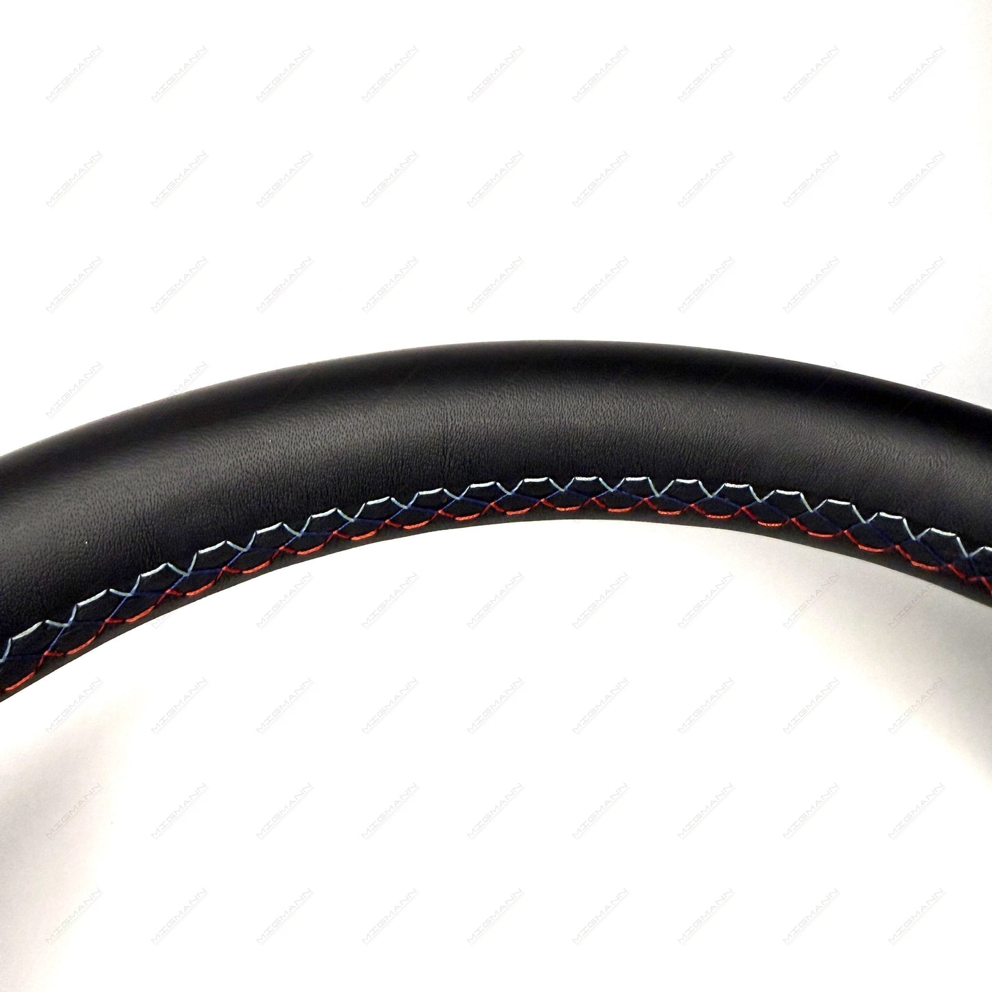 BMW M Sport steering wheel black leather M stitching