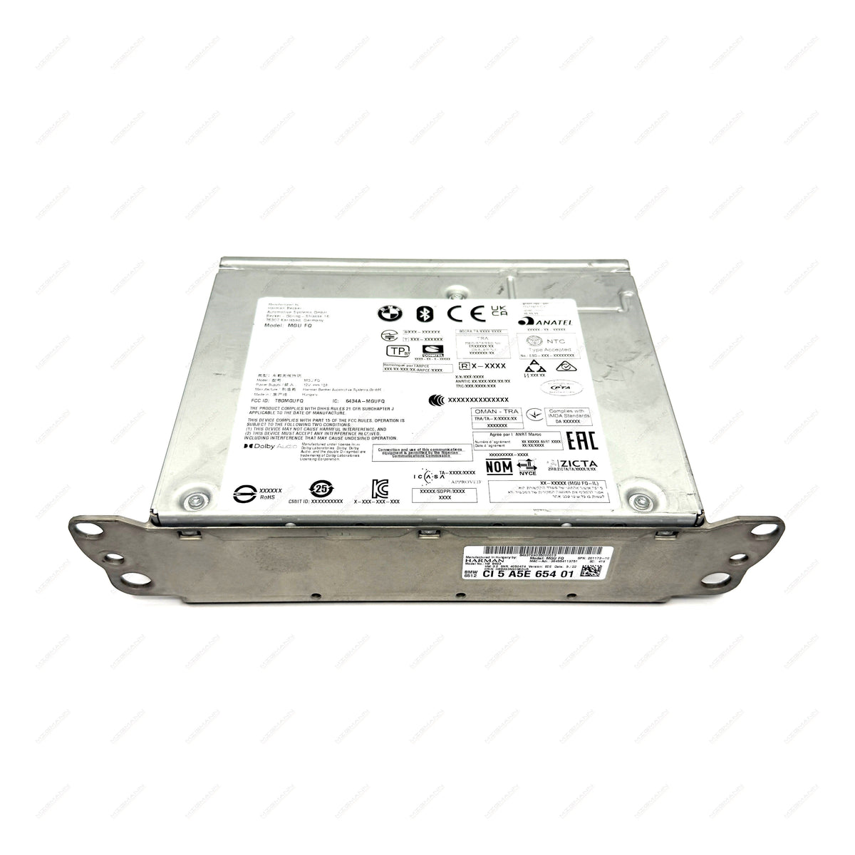 BMW G30 multimedia head unit screen and controller