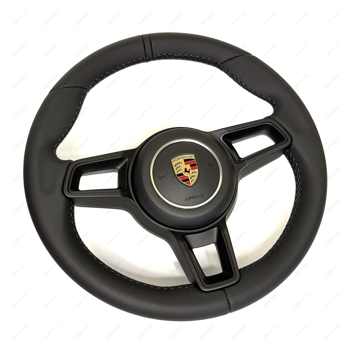 Porsche 997 991 black trim steering wheel 375mm OEM