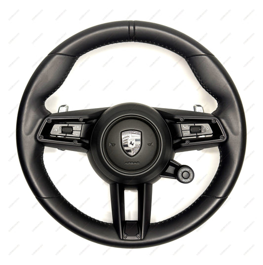 Porsche Macan 95B.2 heated multifunction steering wheel with Turbonite airbag