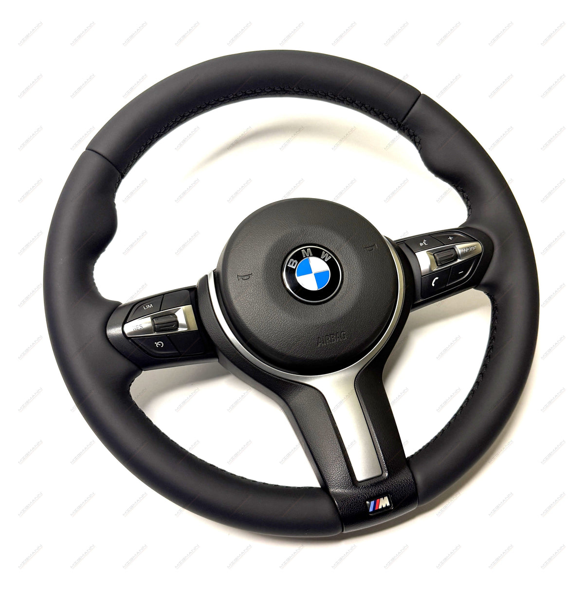 BMW F10 black leather M Sport steering wheel