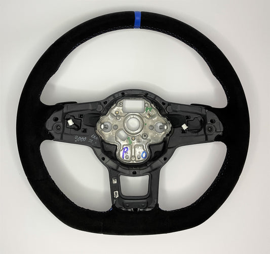 Volkswagen Black Alcantara Steering Wheel