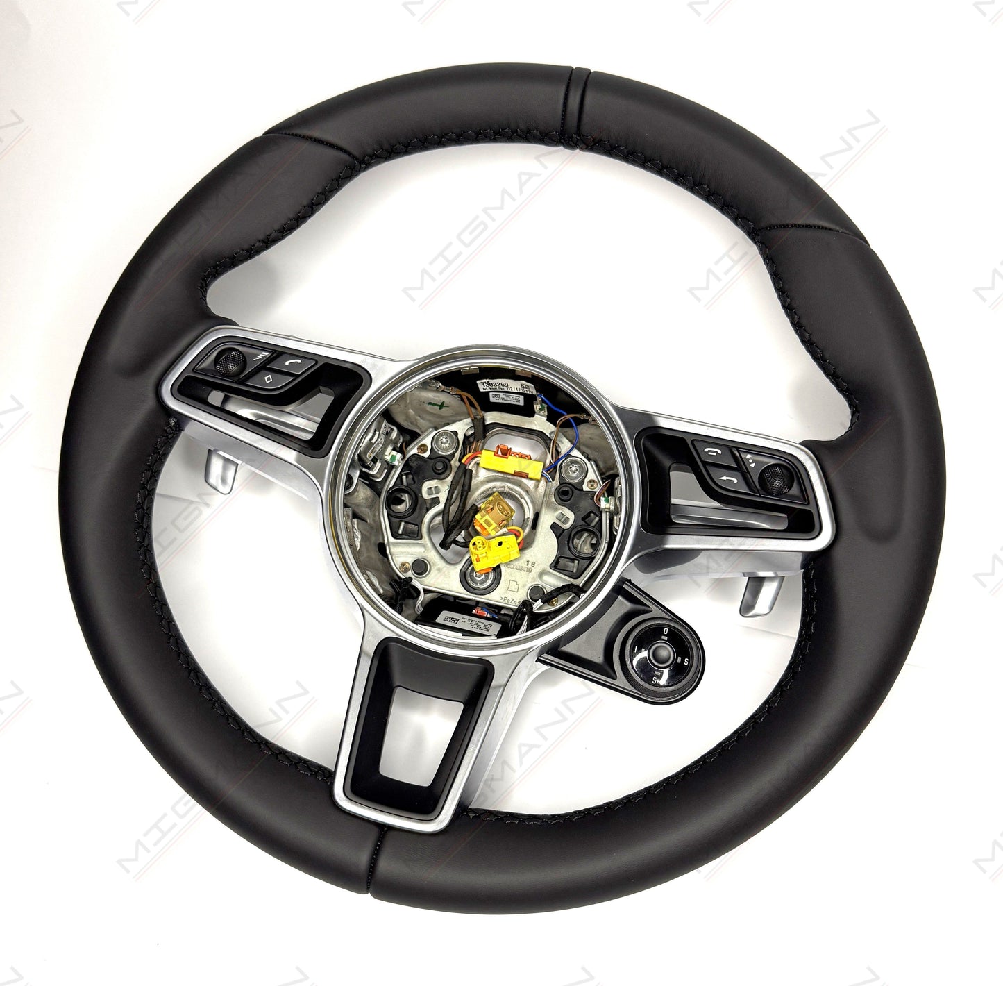 Porsche Steering Wheel With Black Marker