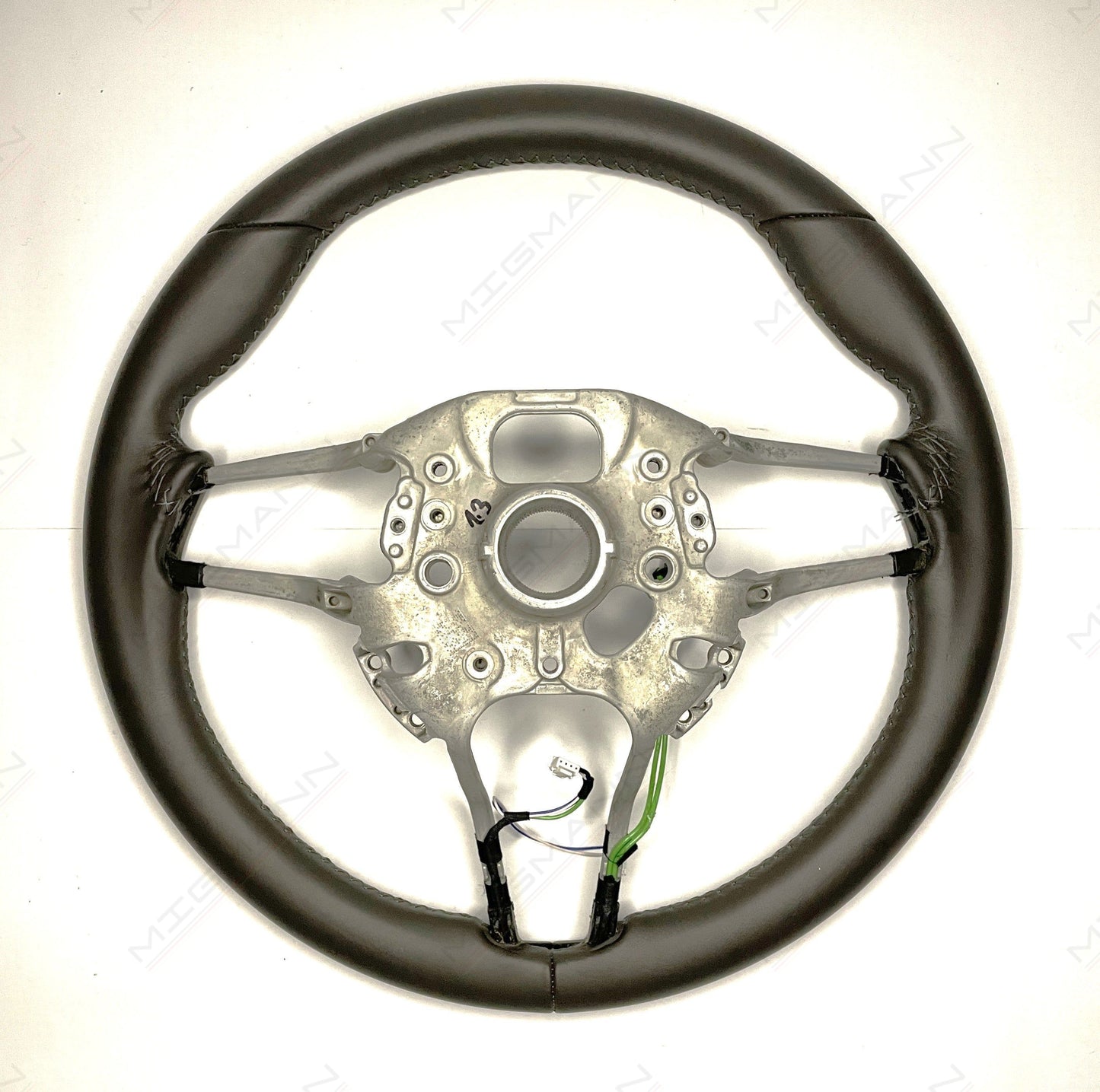 Porsche GT Style Steering Wheel Agate Grey