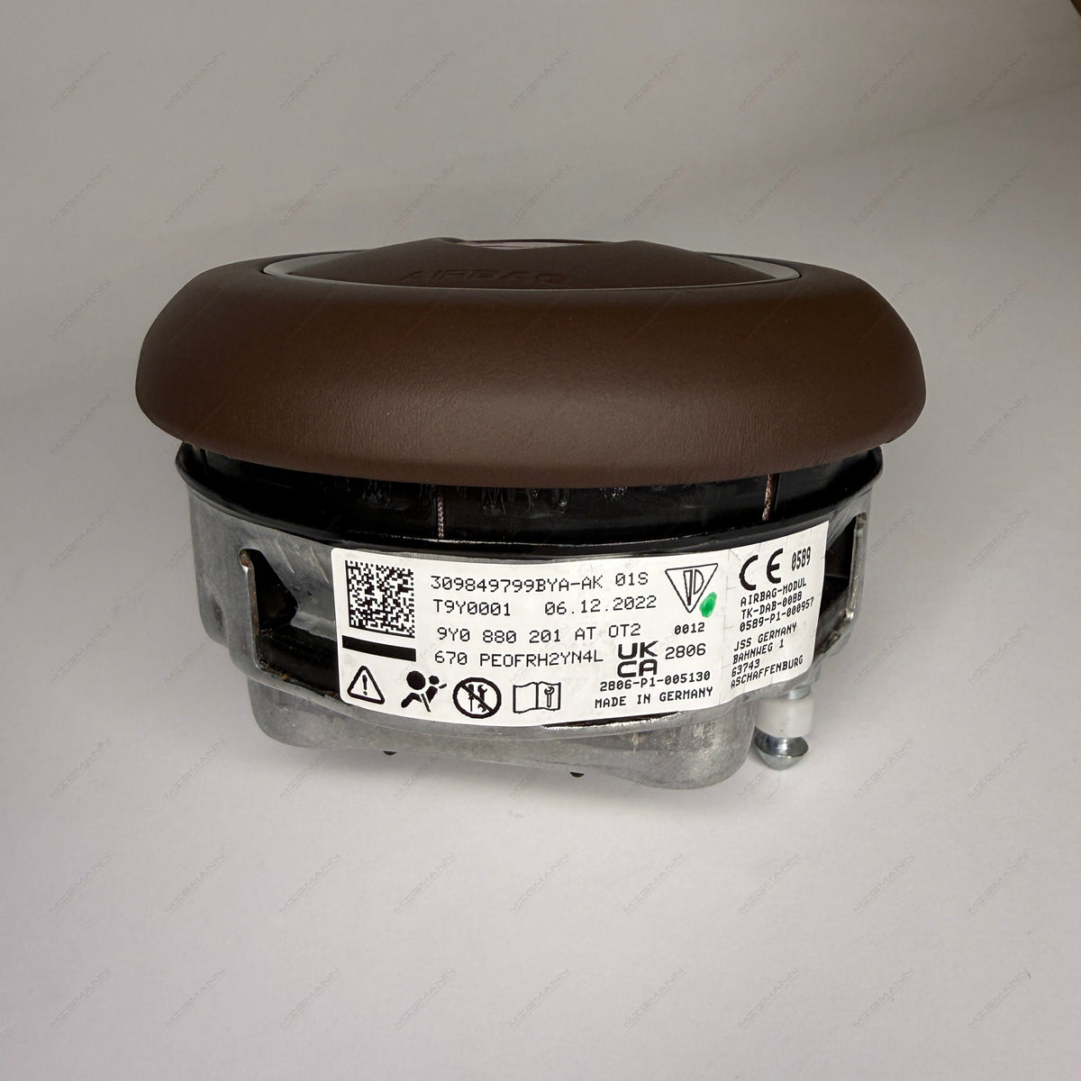 Porsche Steering Wheel Airbag Truffle Brown