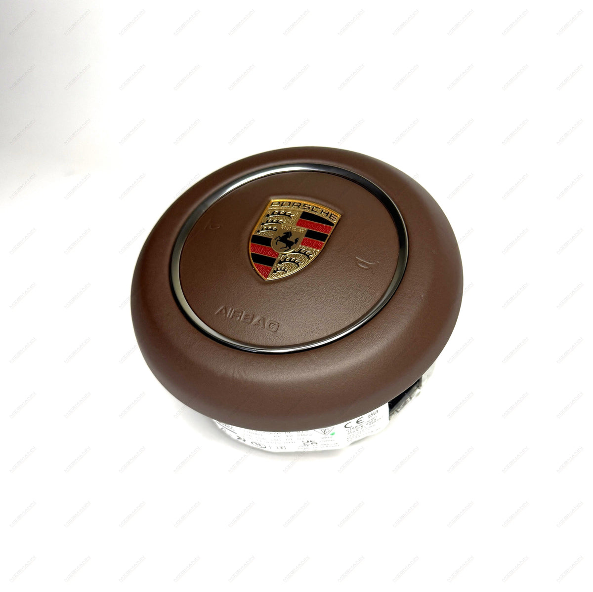 Porsche Truffle Brown leather steering wheel airbag 9Y0880201ATOT2
