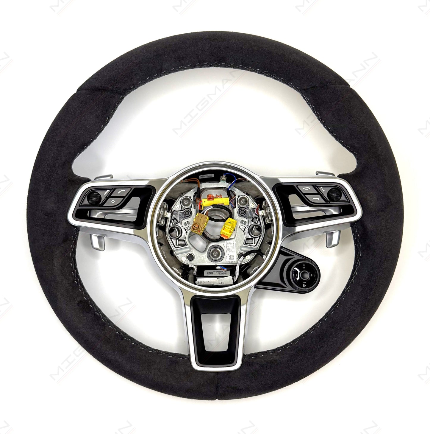 Porsche Alcantara Steering Wheel + Chrono Sport Controller