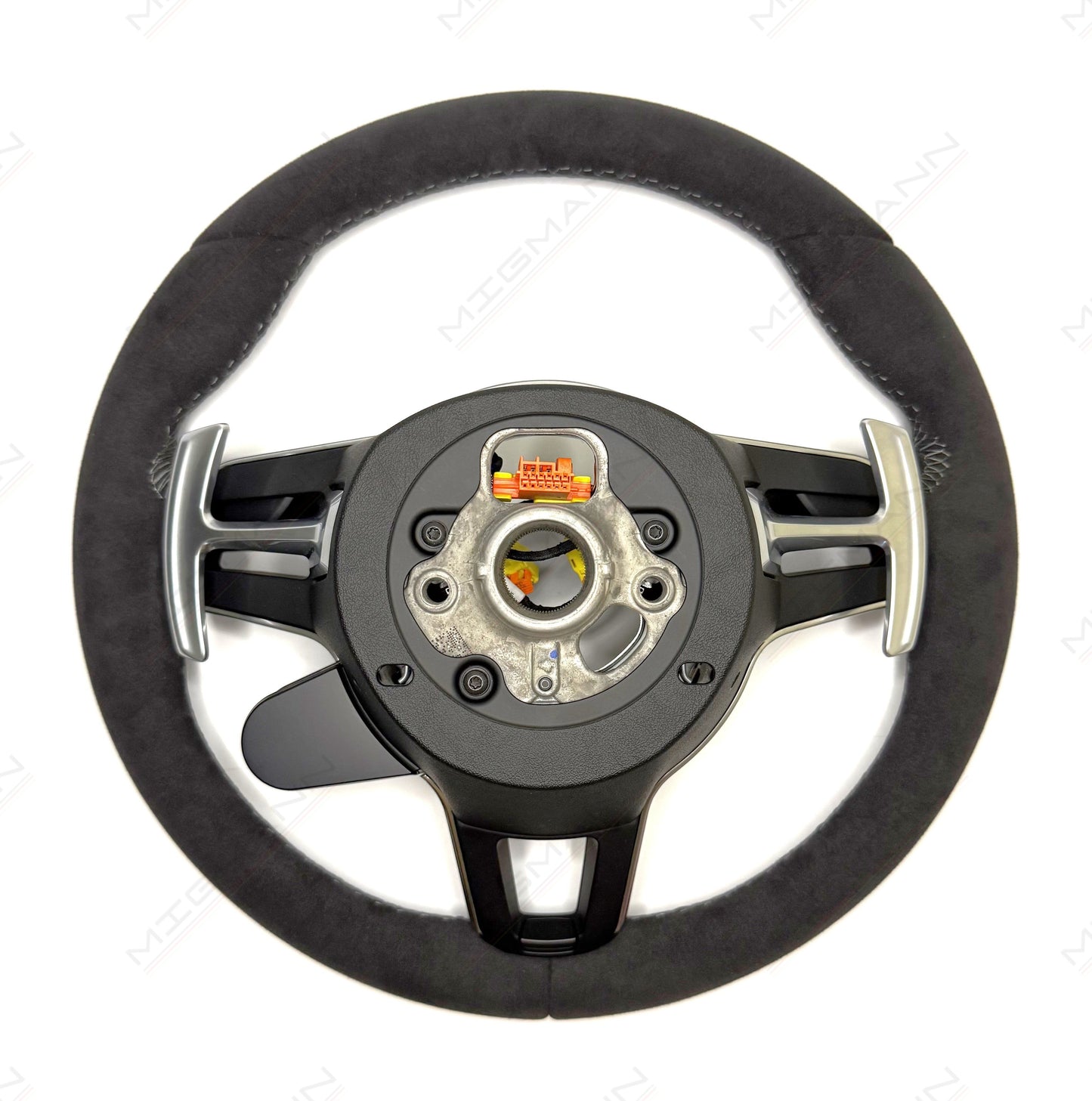Porsche Alcantara Steering Wheel + Chrono Sport Controller