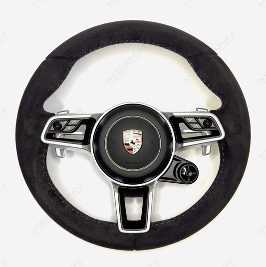 Porsche Alcantara Steering Wheel + Chrono Sport Controller