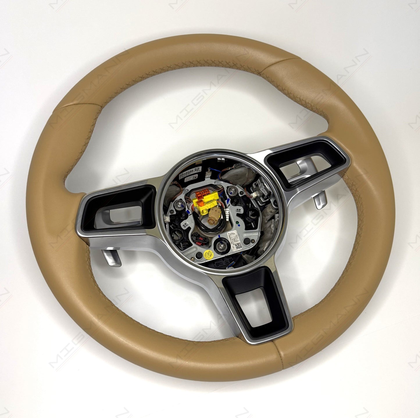 Porsche Luxor Beige Steering Wheel