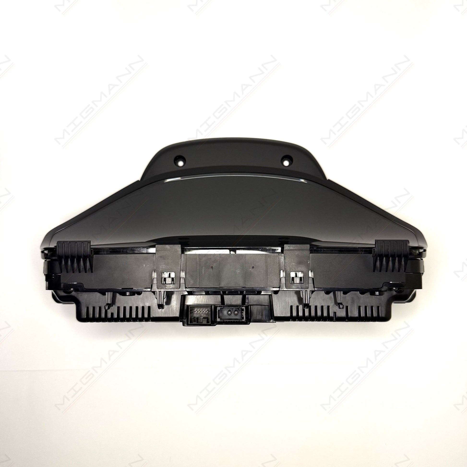 Back of BMW 6WB cluster showing fiber optic port