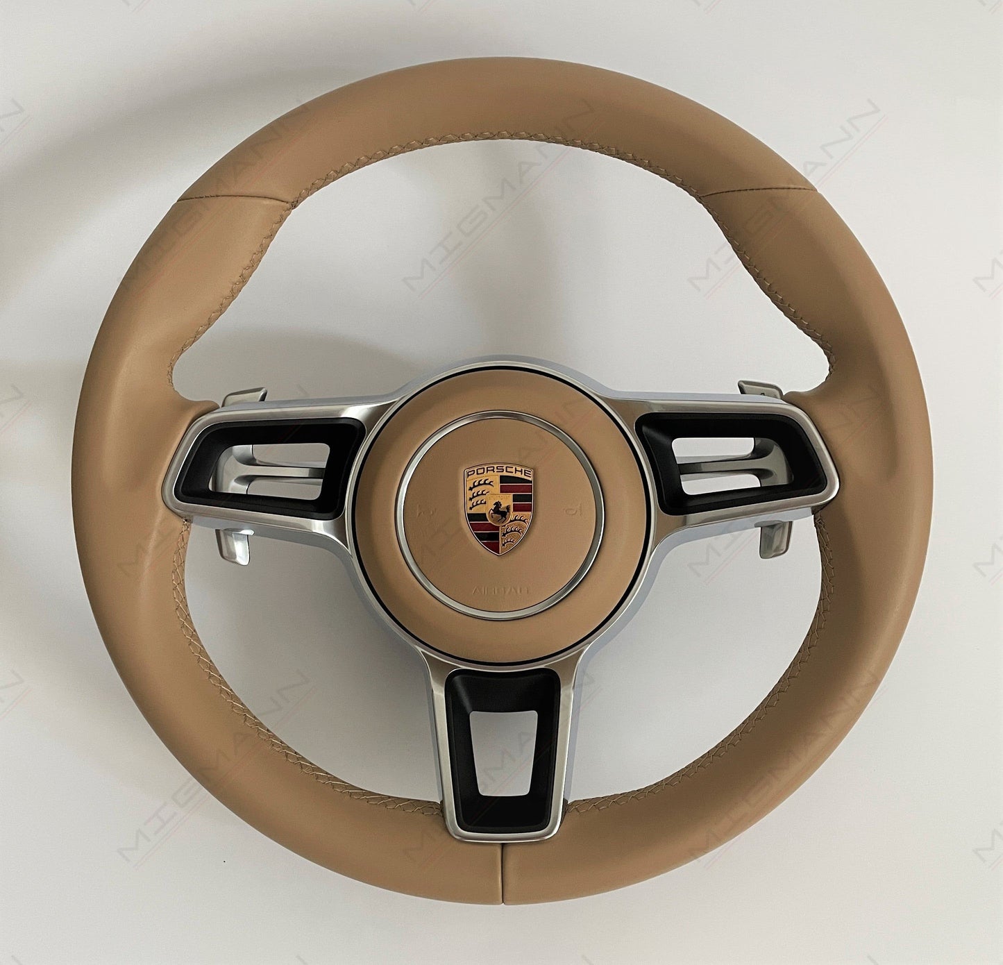 Porsche 911 Luxor Beige Steering Wheel