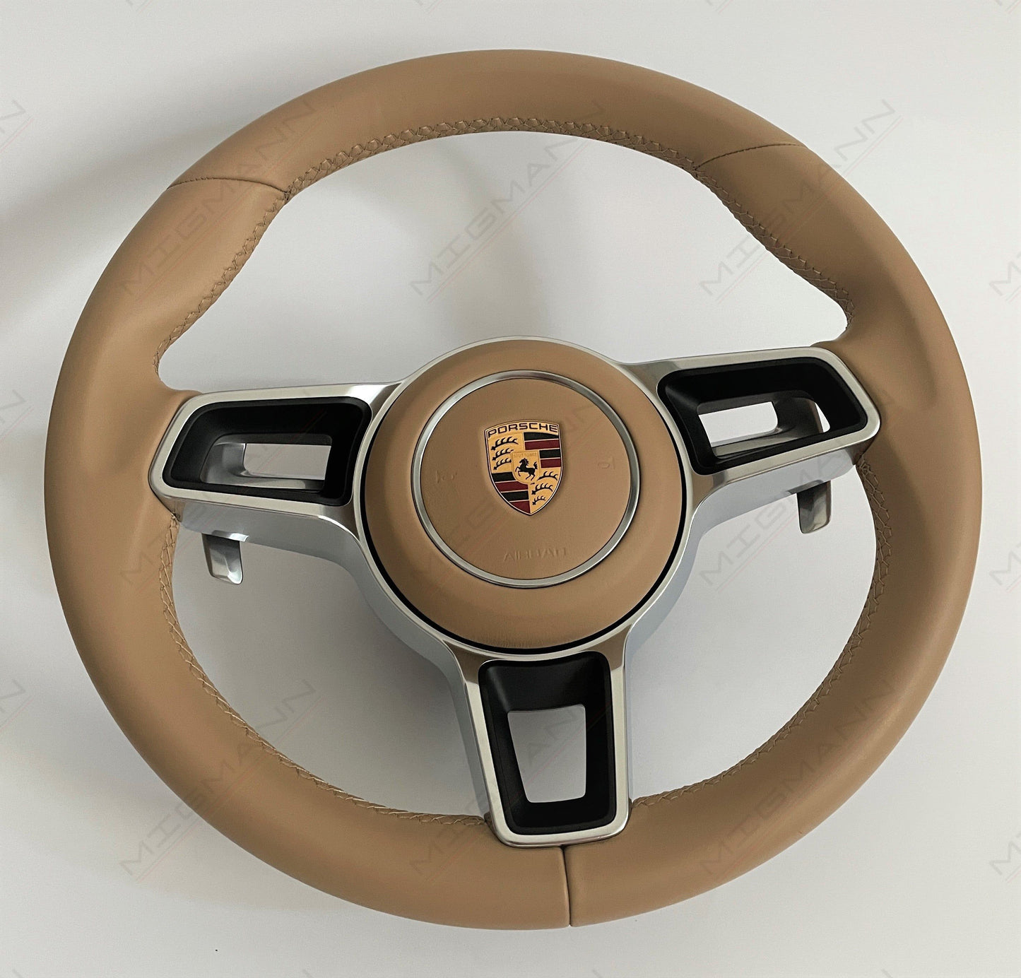 Porsche 911 Luxor Beige Steering Wheel