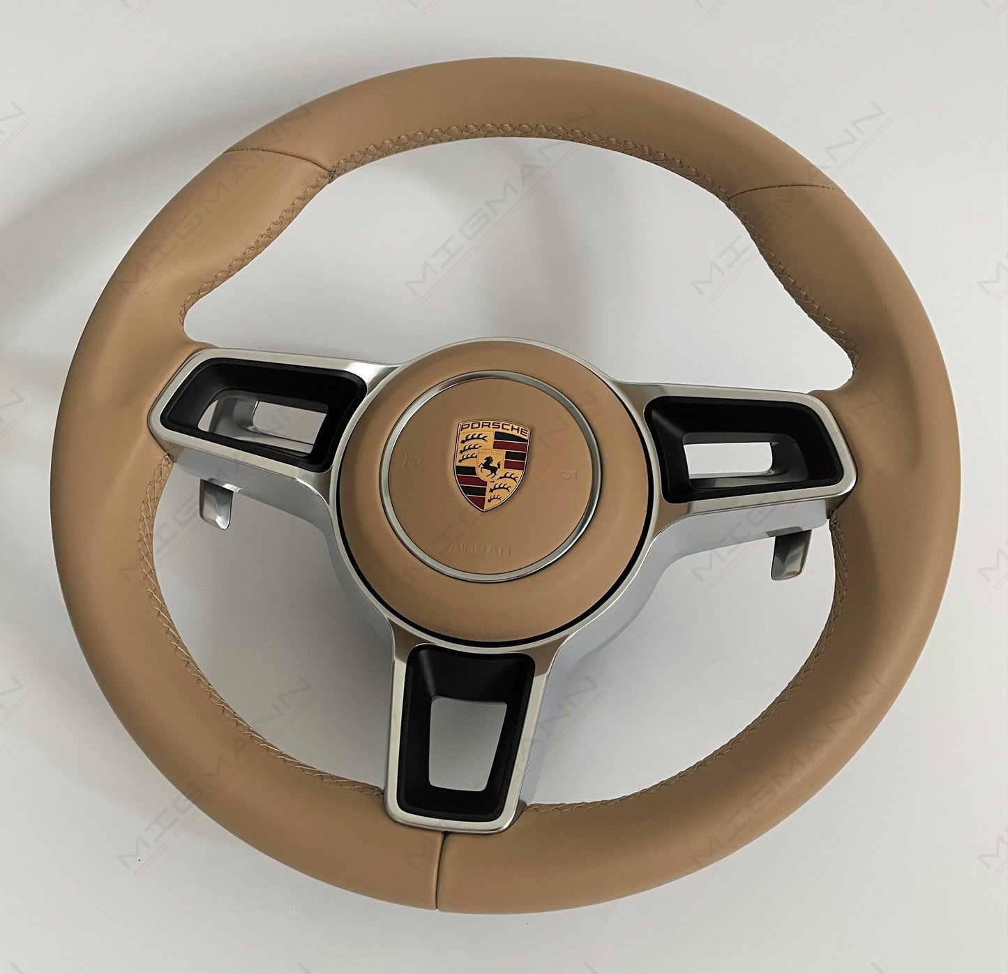 Porsche 911 Luxor Beige Steering Wheel