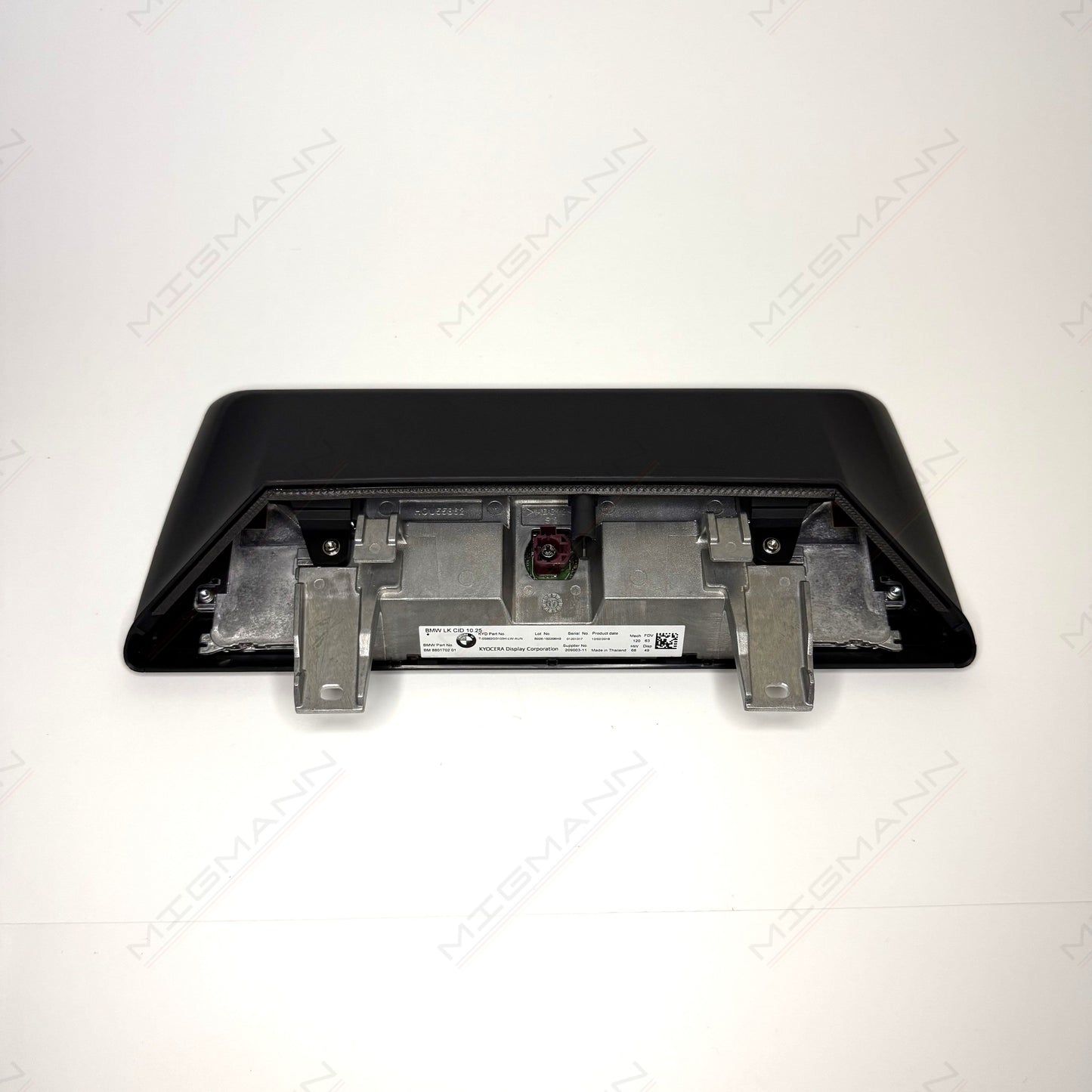 Rear view of BMW G30 iDrive screen 8801702 with connectors