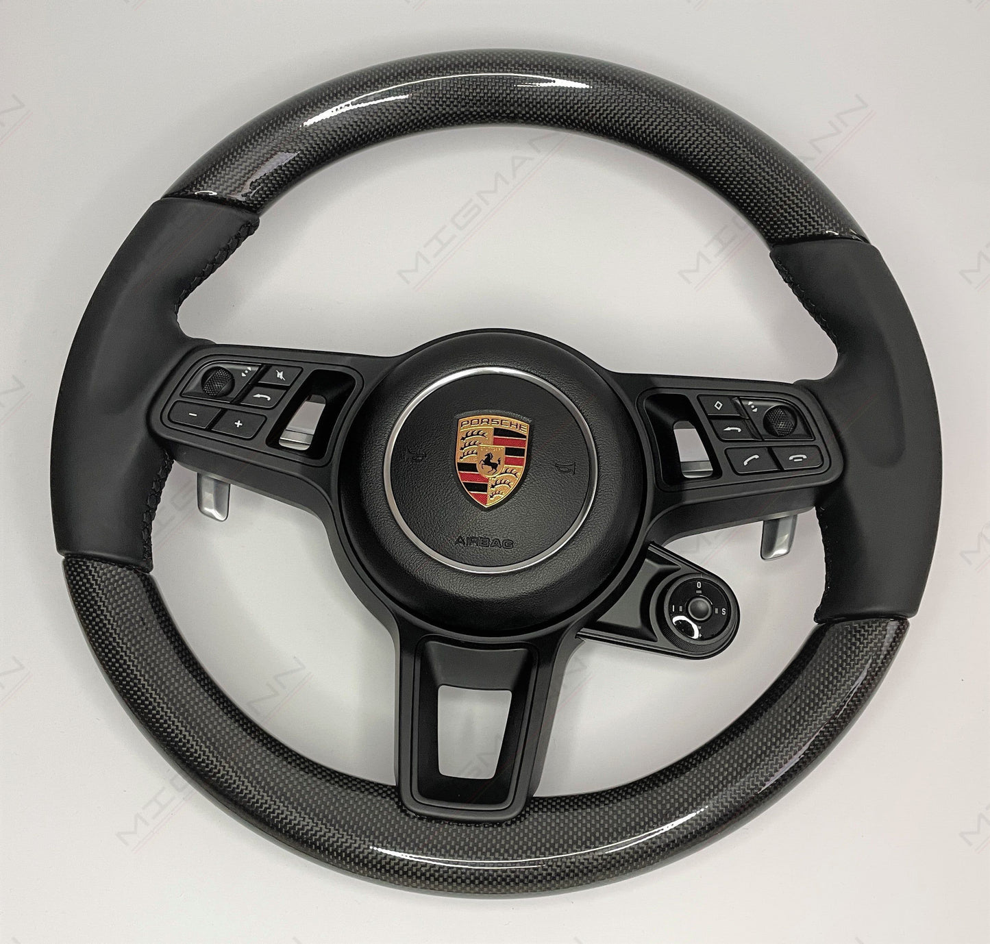 Porsche Carbon Fiber Steering Wheel